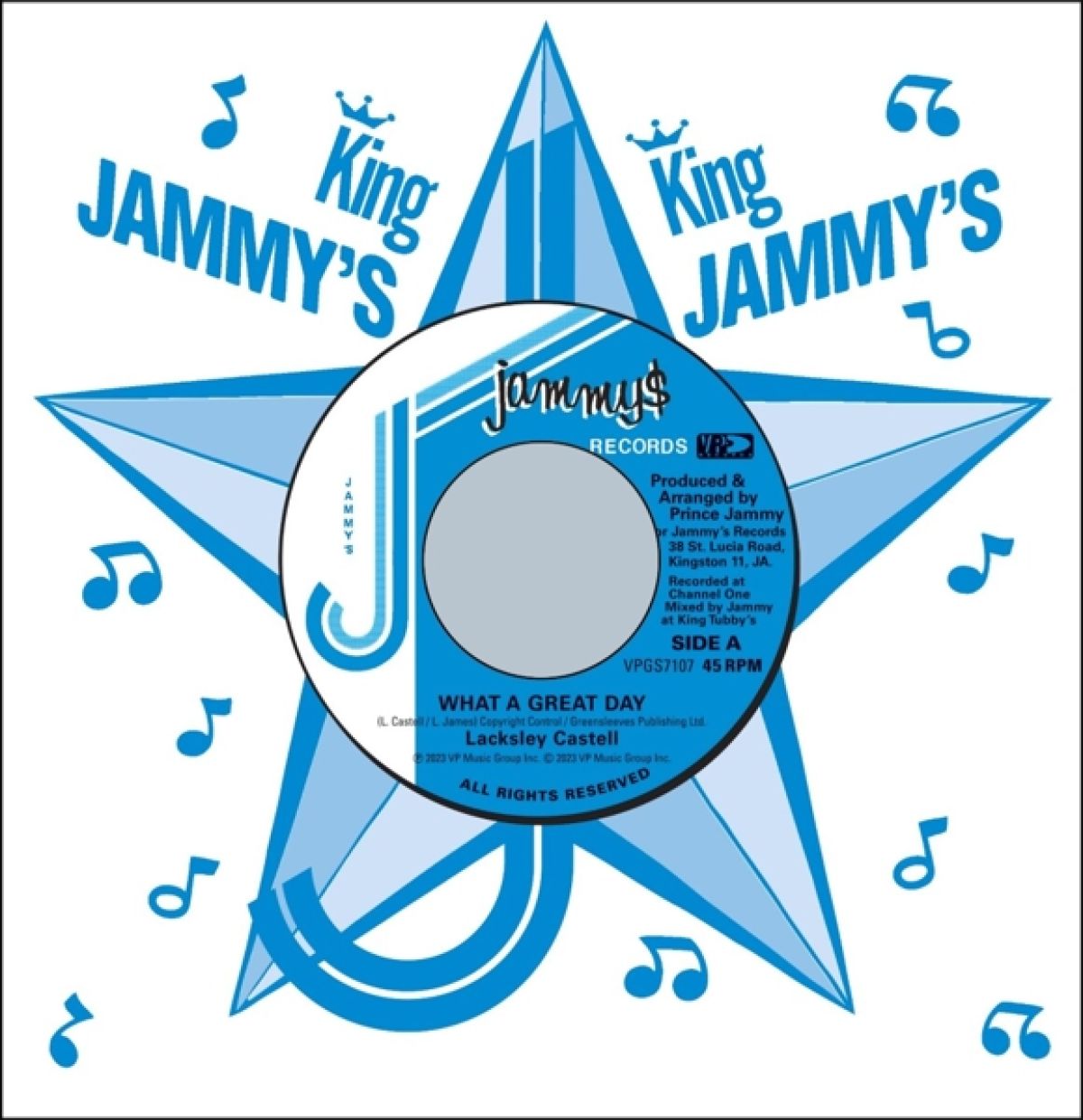 Afbeelding van Lacksley Castell & Prince Jammy - What A Great Day / Throne Of Blood