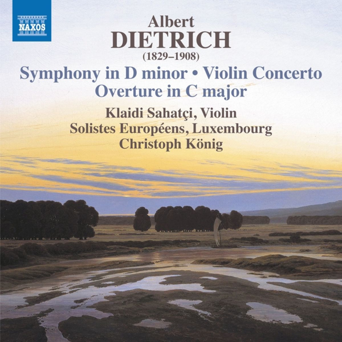 Afbeelding van Klaidi Sahatci, Solistes Européens, Christoph König - Dietrich: Symphony In D Minor | Violin Concerto