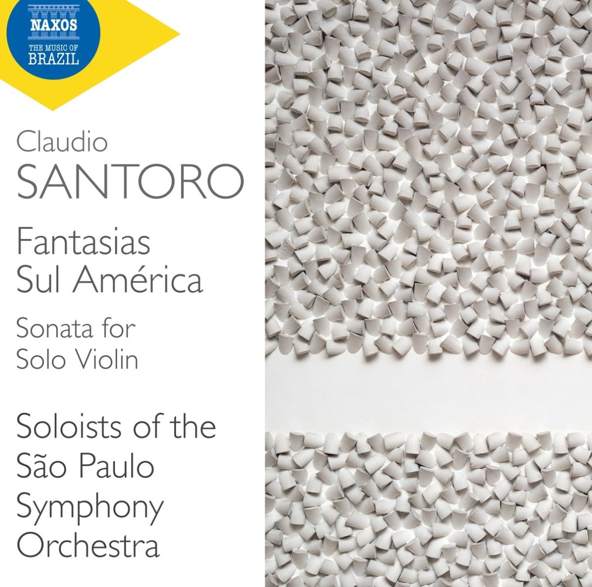 Afbeelding van Orquestra Sinfônica Do Estado De São Paulo - Santoro: Fantasias Sul América | Violin Sonata
