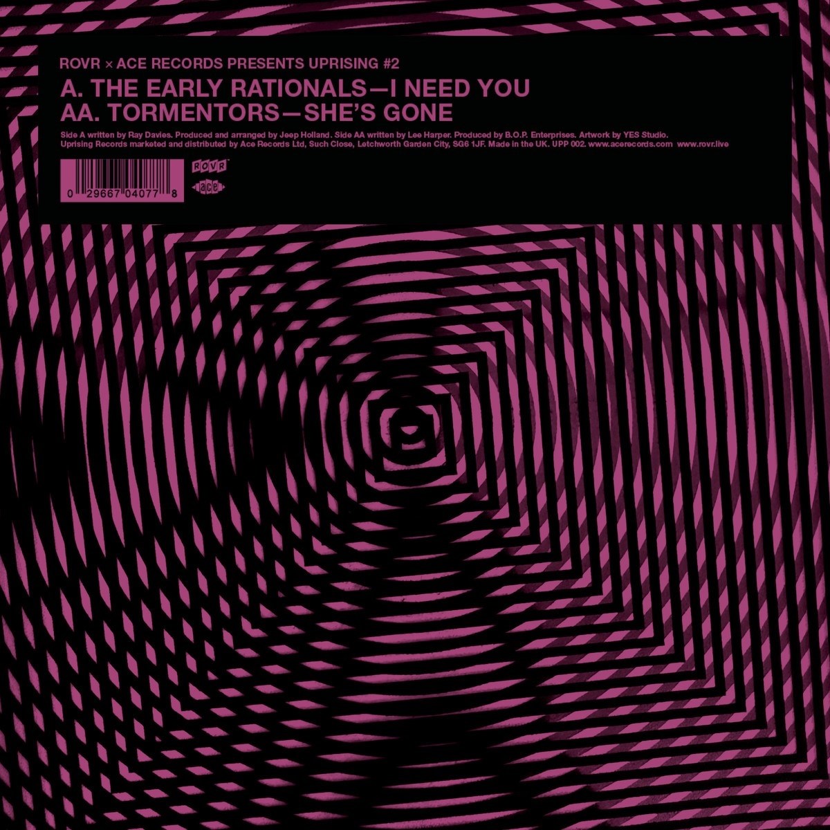 The Early Rationals & Tormentors - I Need You / She's Gone