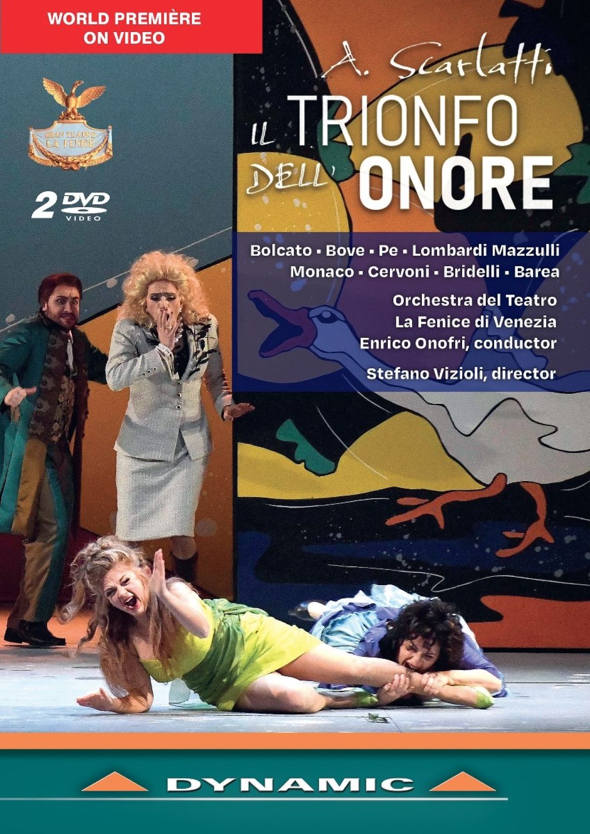 Afbeelding van Giulia Bolcato, Rosa Bove, Raffaele Pe, Francesca Lombardi Mazzulli, Orchestra Del Teatro La Fenice Di Venezia - Scarlatti: Il Trionfo Dell'onore
