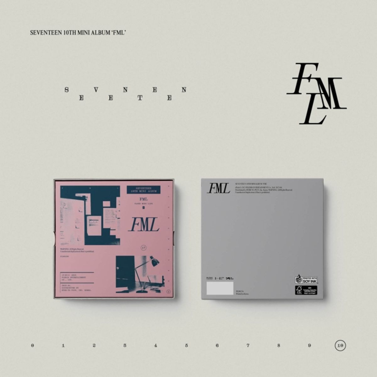 Afbeelding van Seventeen - Seventeen 10th Mini Album 'FML'