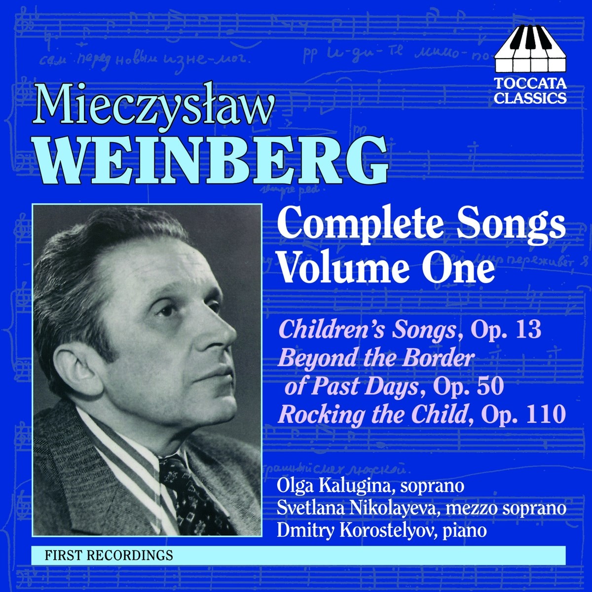 Afbeelding van Dmitry Korostelyov, Olga Kalugina, Svetlana Nikolaeva - Weinberg: Complete Songs Volume 1
