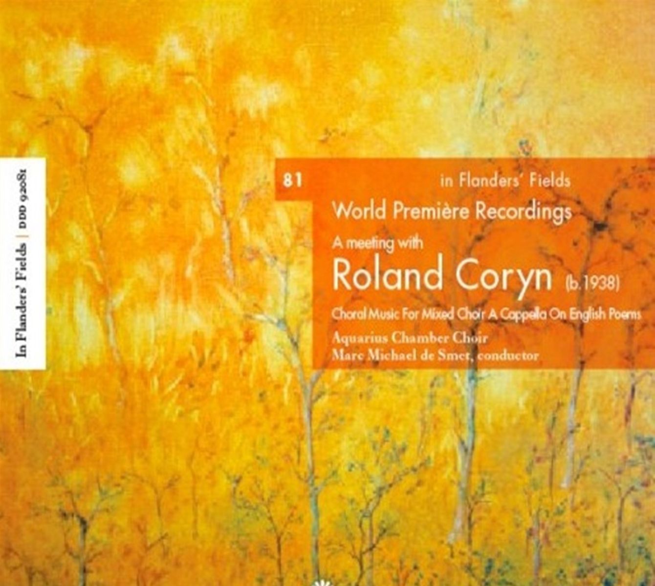 Aquarius Chamber Choir - In Flanders' Fields Vol.81 - A Meeting With Roland Coryn