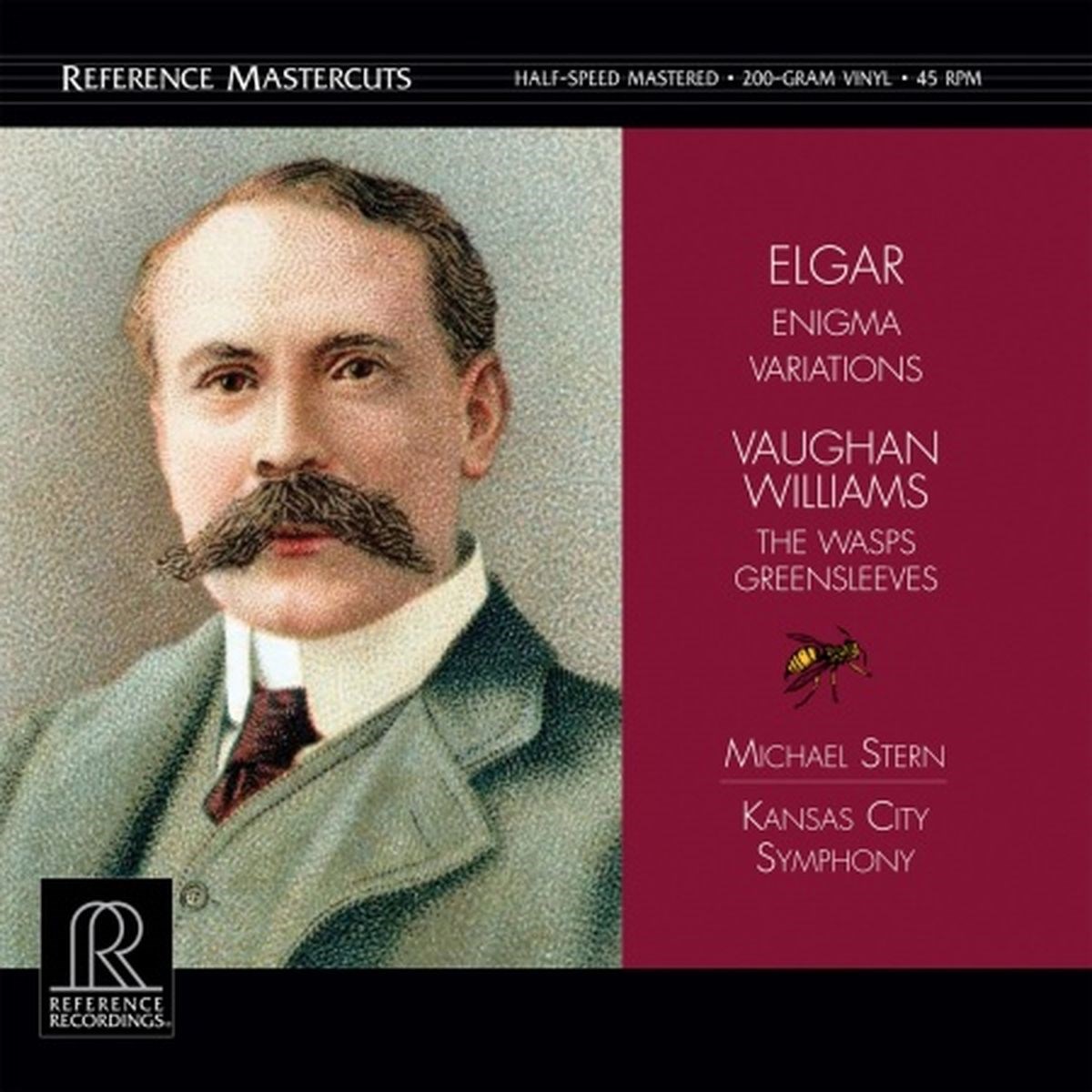 Afbeelding van Kansas City Symphony Orchestra, Michael Stern - Enigma Variations / The Wasps / Greensleeves