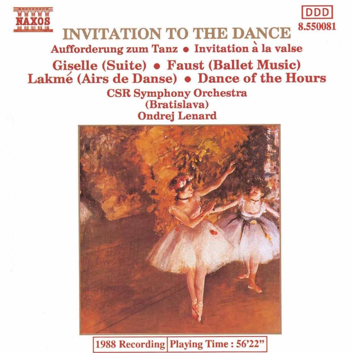 Czecho-Slovak Radio Symphony Orchestra - Invitation To The Dance