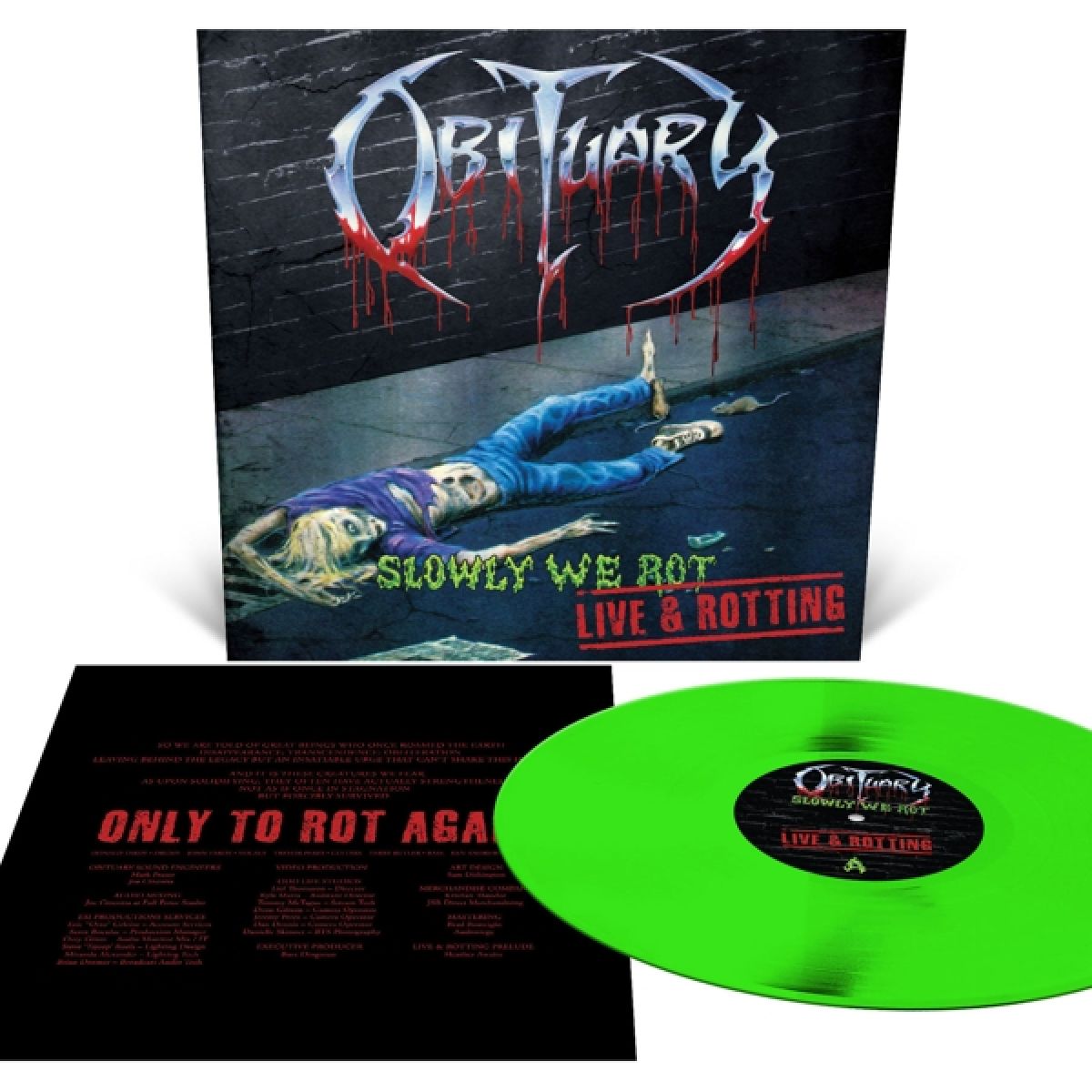 Afbeelding van Obituary - Slowly We Rot - Live & Rotting