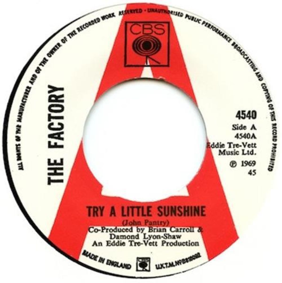 The Factory - Try A Little Sunshine