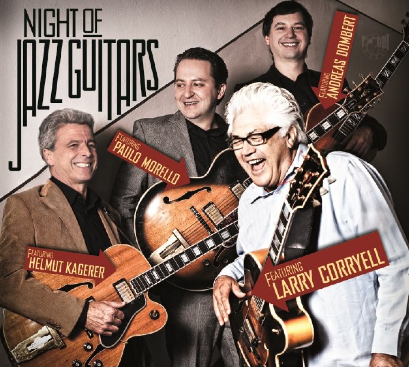 Afbeelding van Larry Coryell, Paulo Morello, Helmut Kagerer & Andreas Dombert - Night Of Jazz Guitars