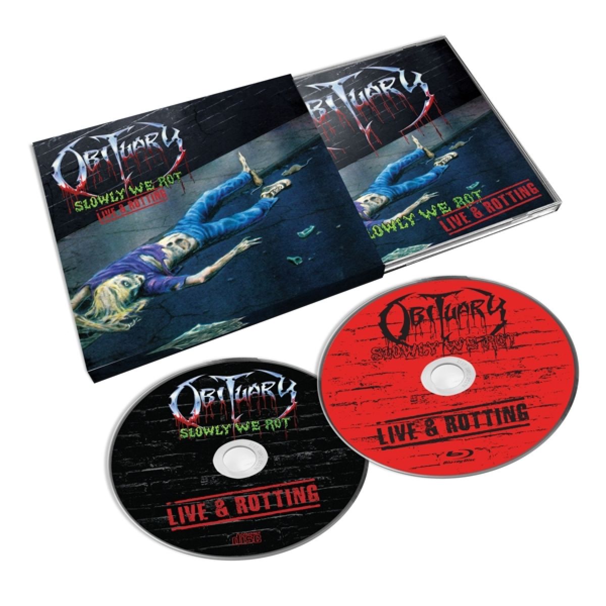 Afbeelding van Obituary - Slowly We Rot - Live And Rotting