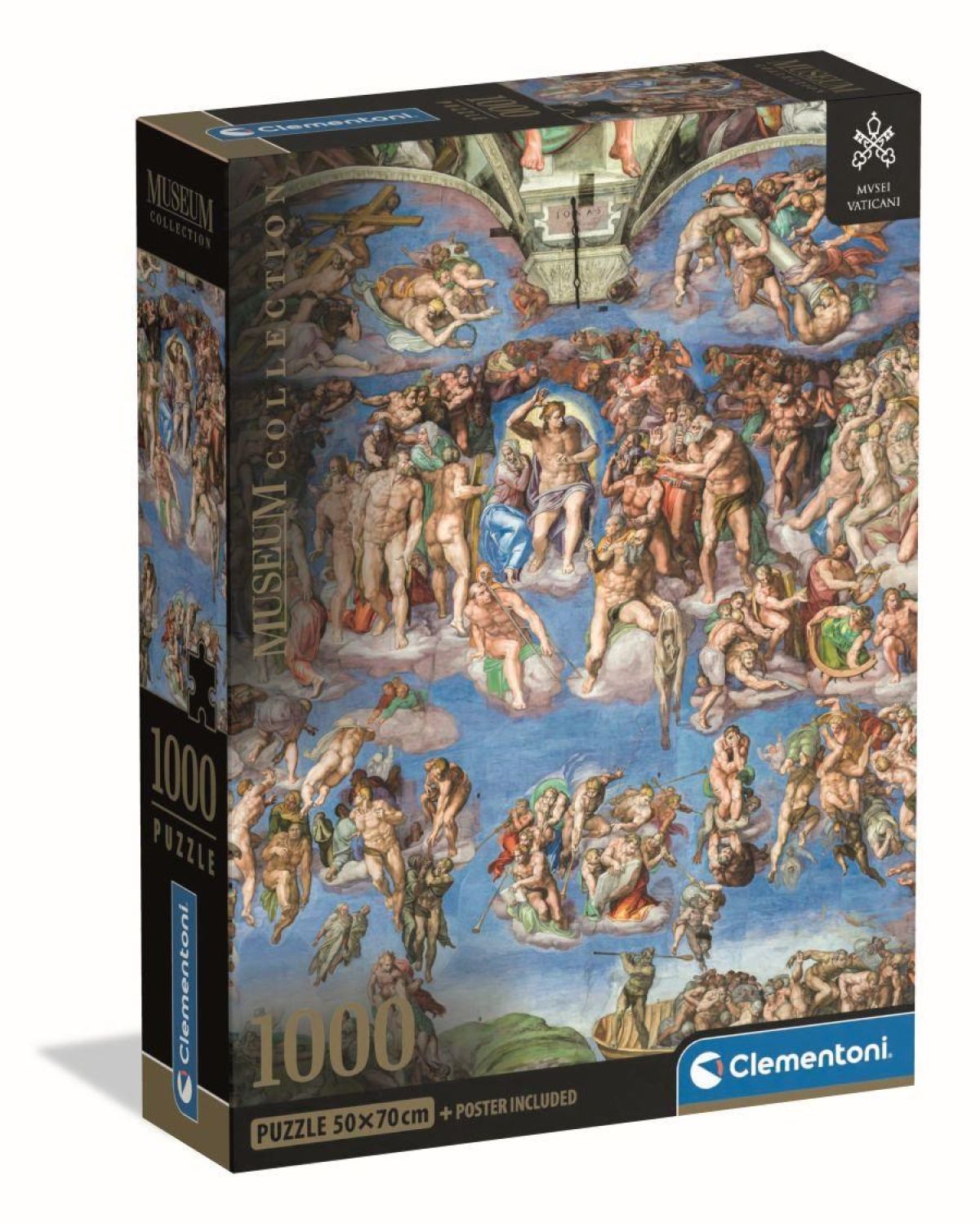 Afbeelding van Museum Collection - Michaelangelo - Universal Judgement (Compact Box 1000 stukjes) (Vaticani)