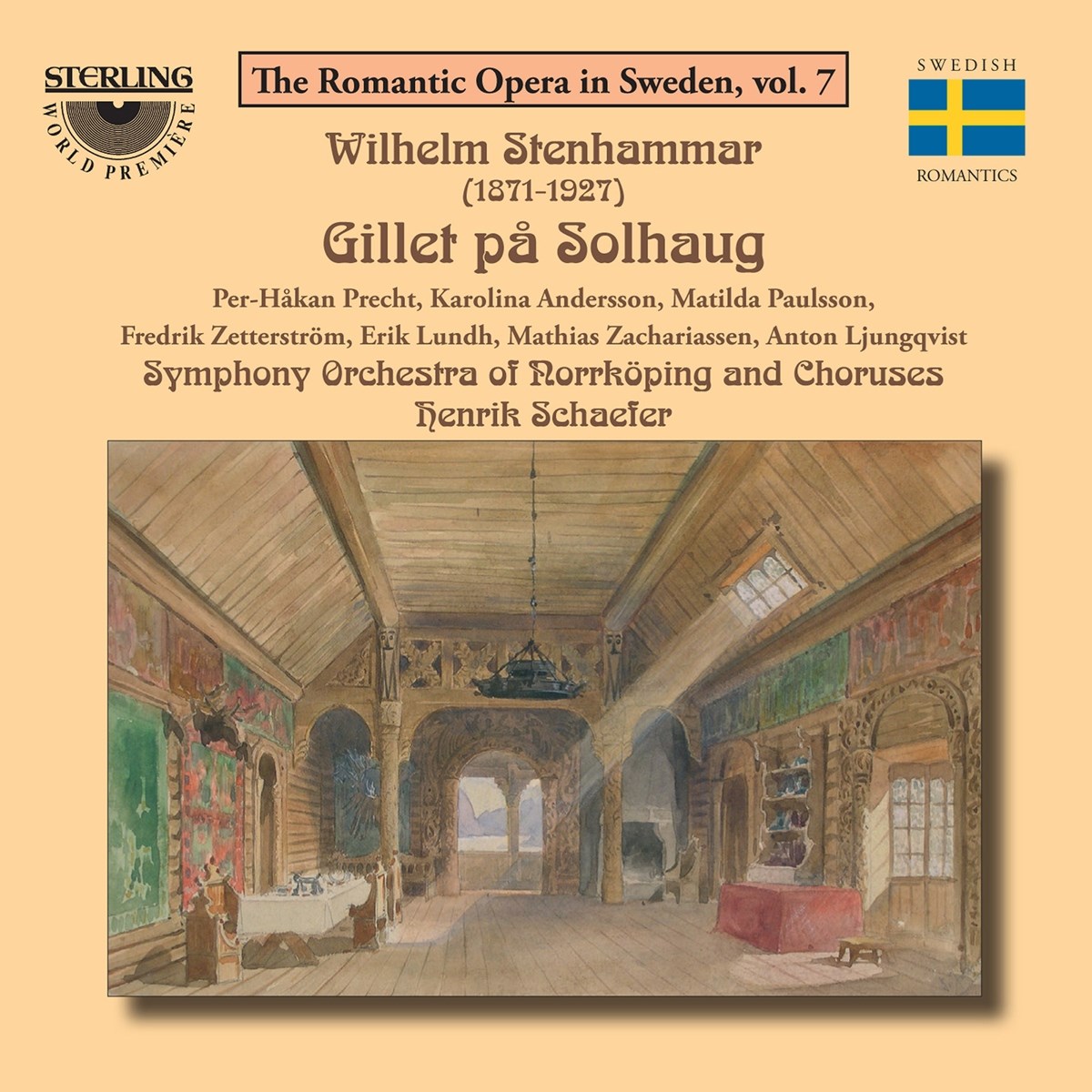 Afbeelding van Henrik Schaefer & Symphony Orchestra Of Nörrkoping - Stenhammar: Gillet Pa Solhaug