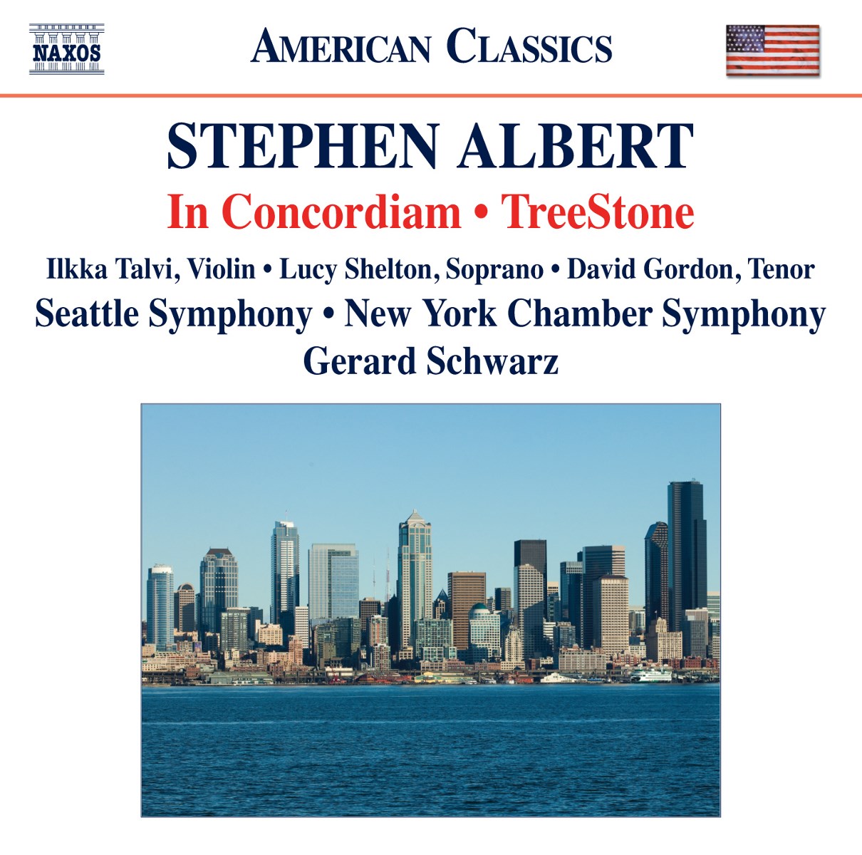 Likka Talvi, Lucy Shelton, Seattle Symphony, New York Chamber Symphony, Gerard Schwarz - Albert: In Concordiam/TreeStone