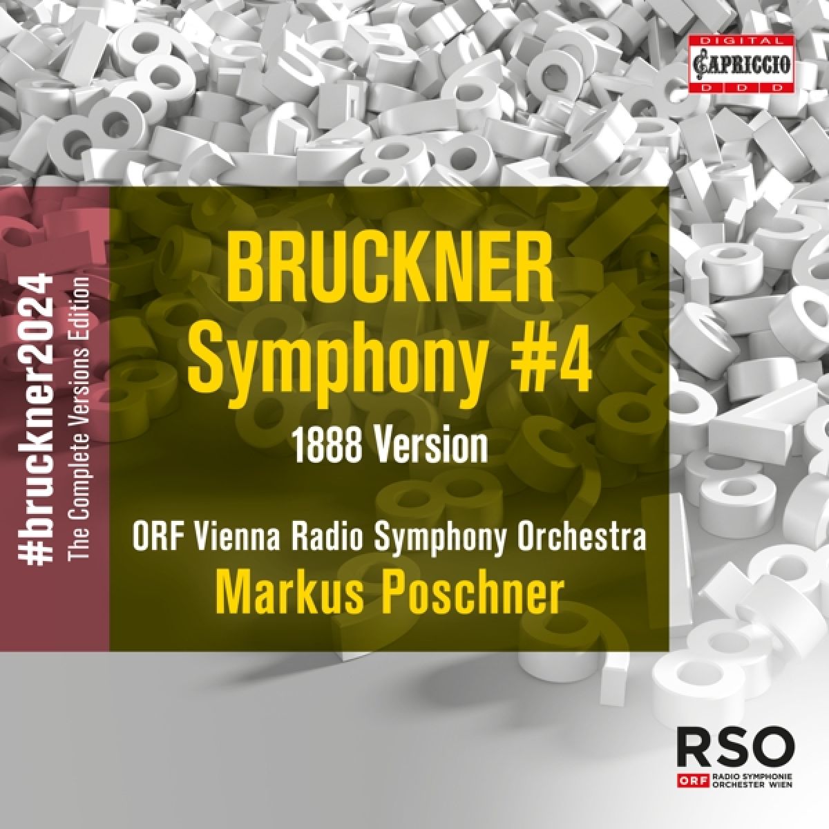 Afbeelding van ORF Vienna Radio Symphony Orchestra, Markus Posch - Bruckner: Symphony No. 4 (1888 Version)