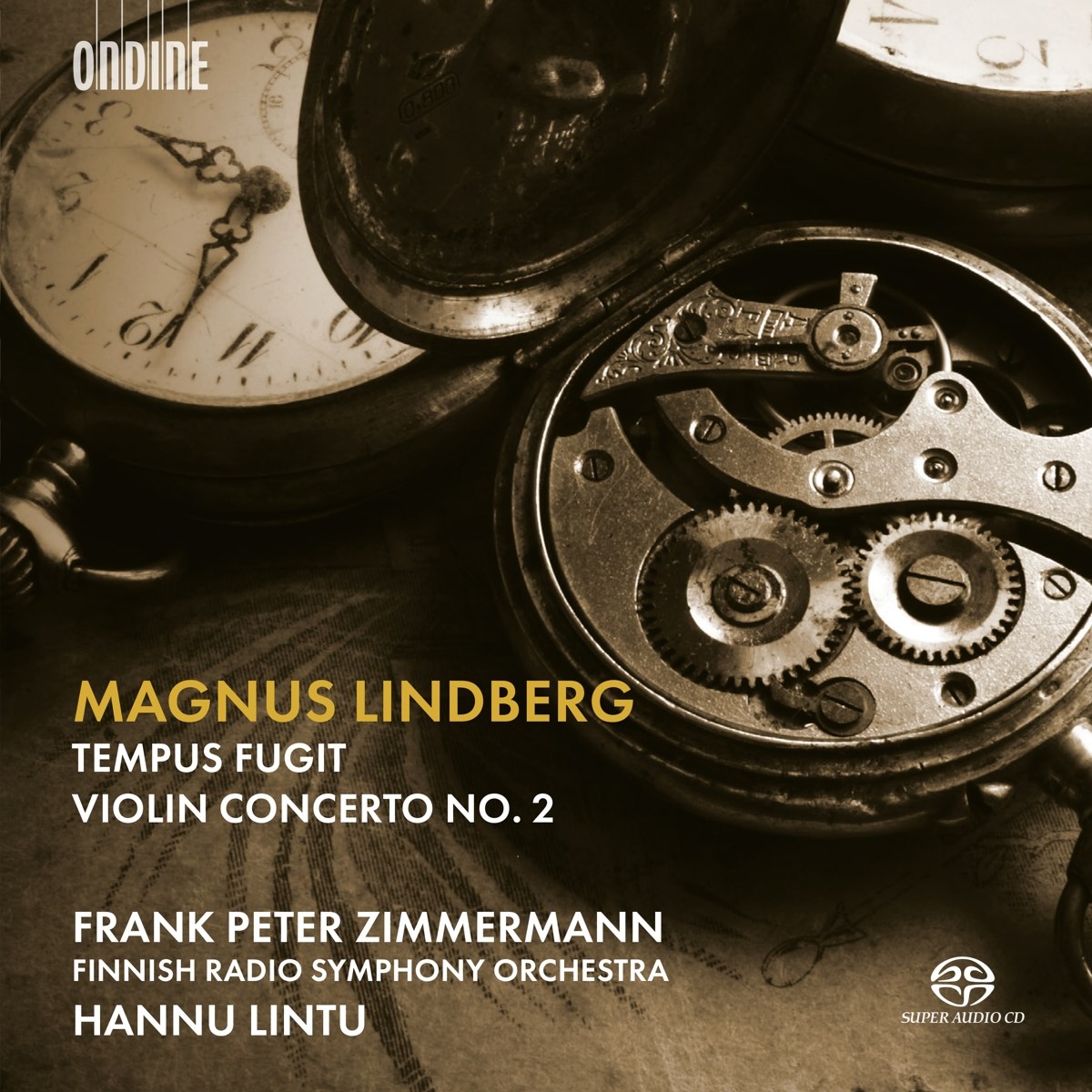 Afbeelding van Frank Peter Zimmermann, Finnish Radio Symphony Orchestra, Hannu Lintu - Lindberg: Tempus Fugit | Violin Concerto No. 2,