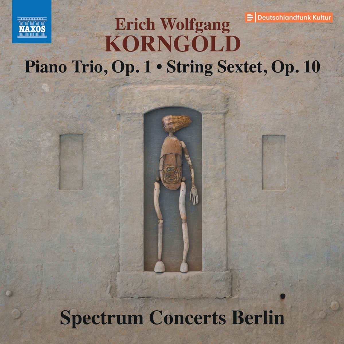 Afbeelding van Spectrum Concerts Berlin, Frank S. Dodge - Korngold: Piano Trio, Op. 1 | String Sextet, Op. 10