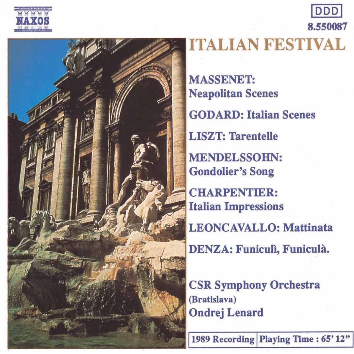 Afbeelding van Czecho-Slovak Radio Symphony Orchestra - Italian Festival