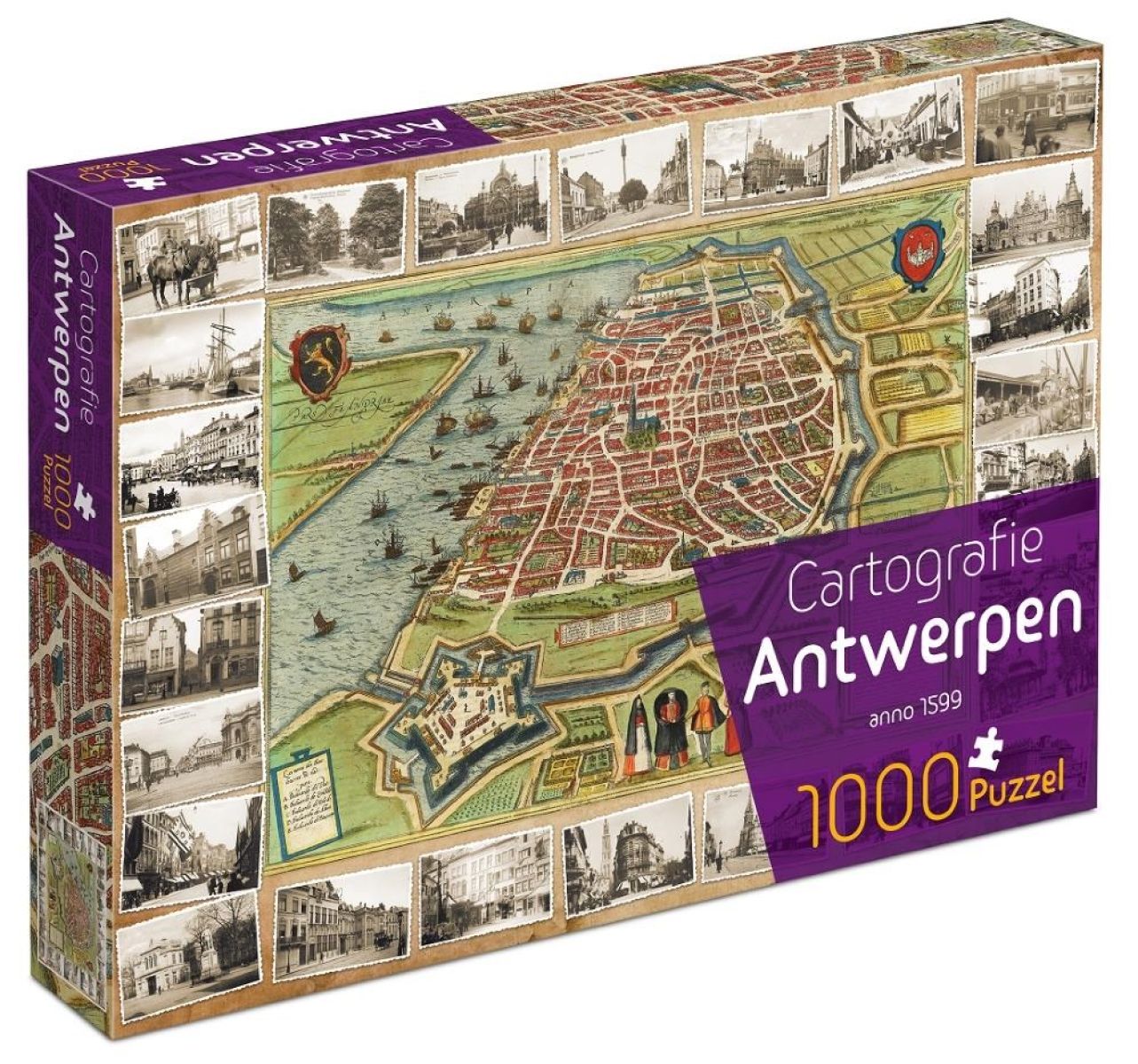 Cartografie Antwerpen (1000 stukjes)