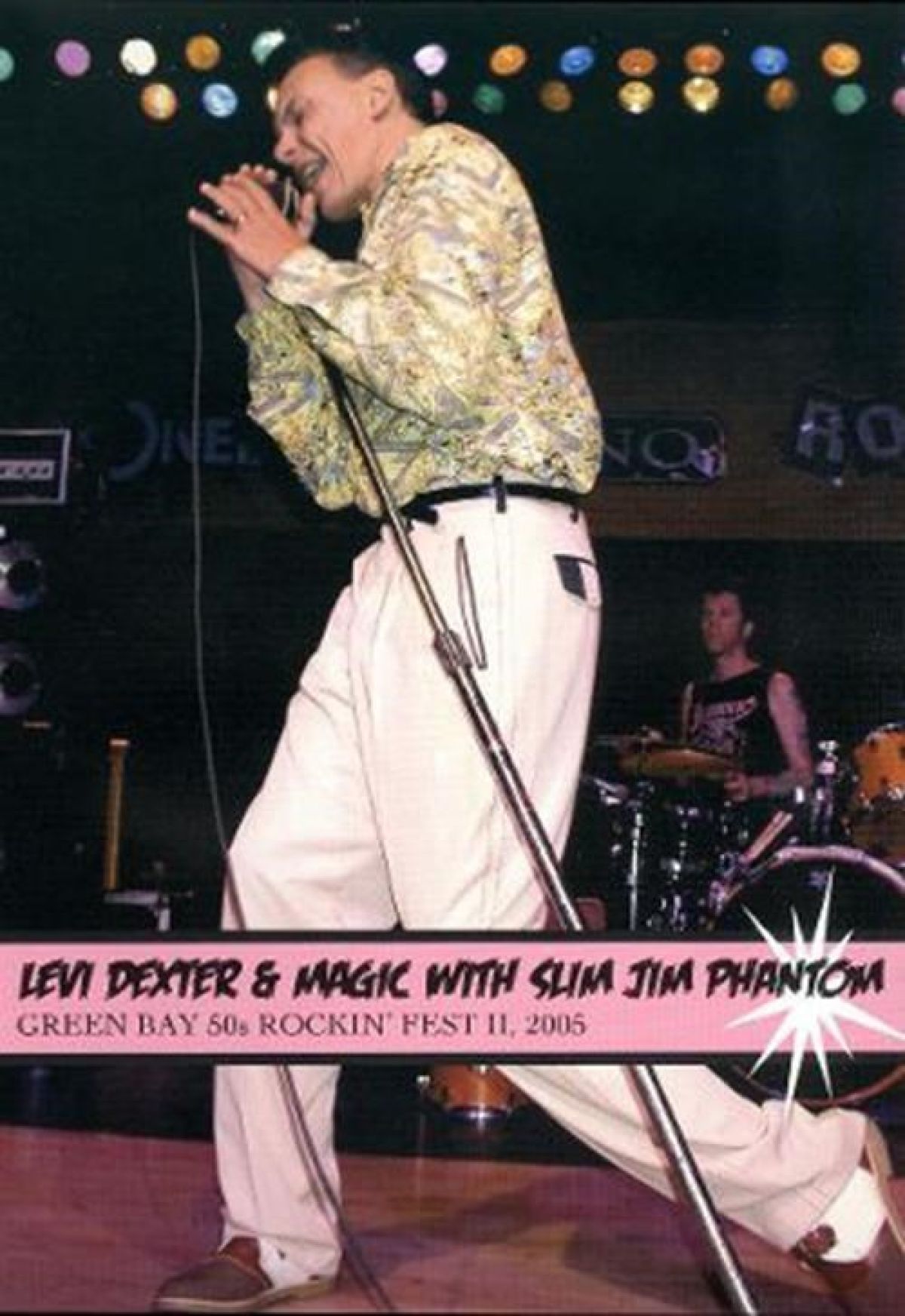 Afbeelding van Levi Dexter with Magic And Slim Jim Phantom - At Greenbay 50'S Rockin' Fest