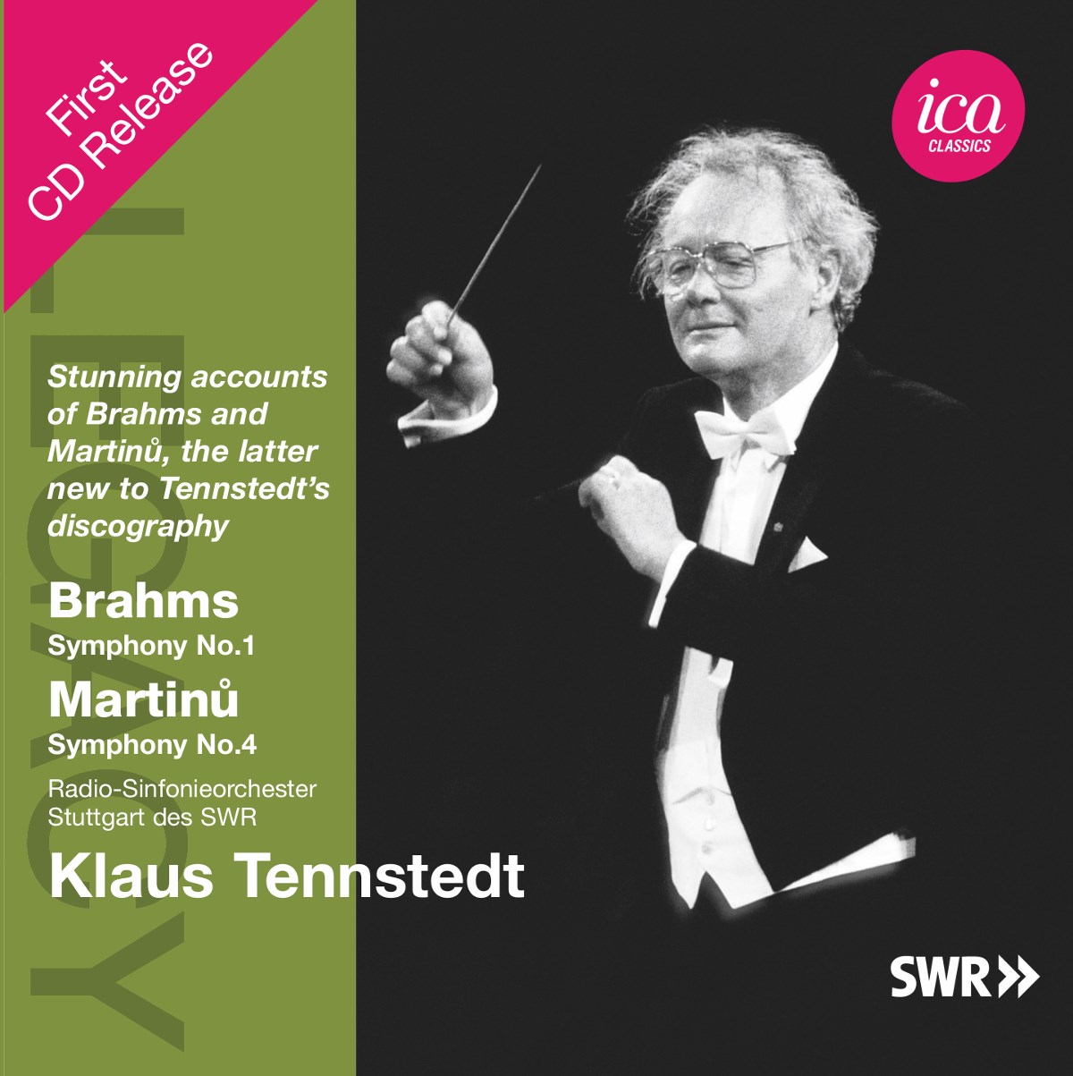 Afbeelding van Radio-Sinfonieorchester Stuttgart Des SWR, Klaus Tennstedt - Brahms: Symphony No.1 | Martinů: Symphony No.4