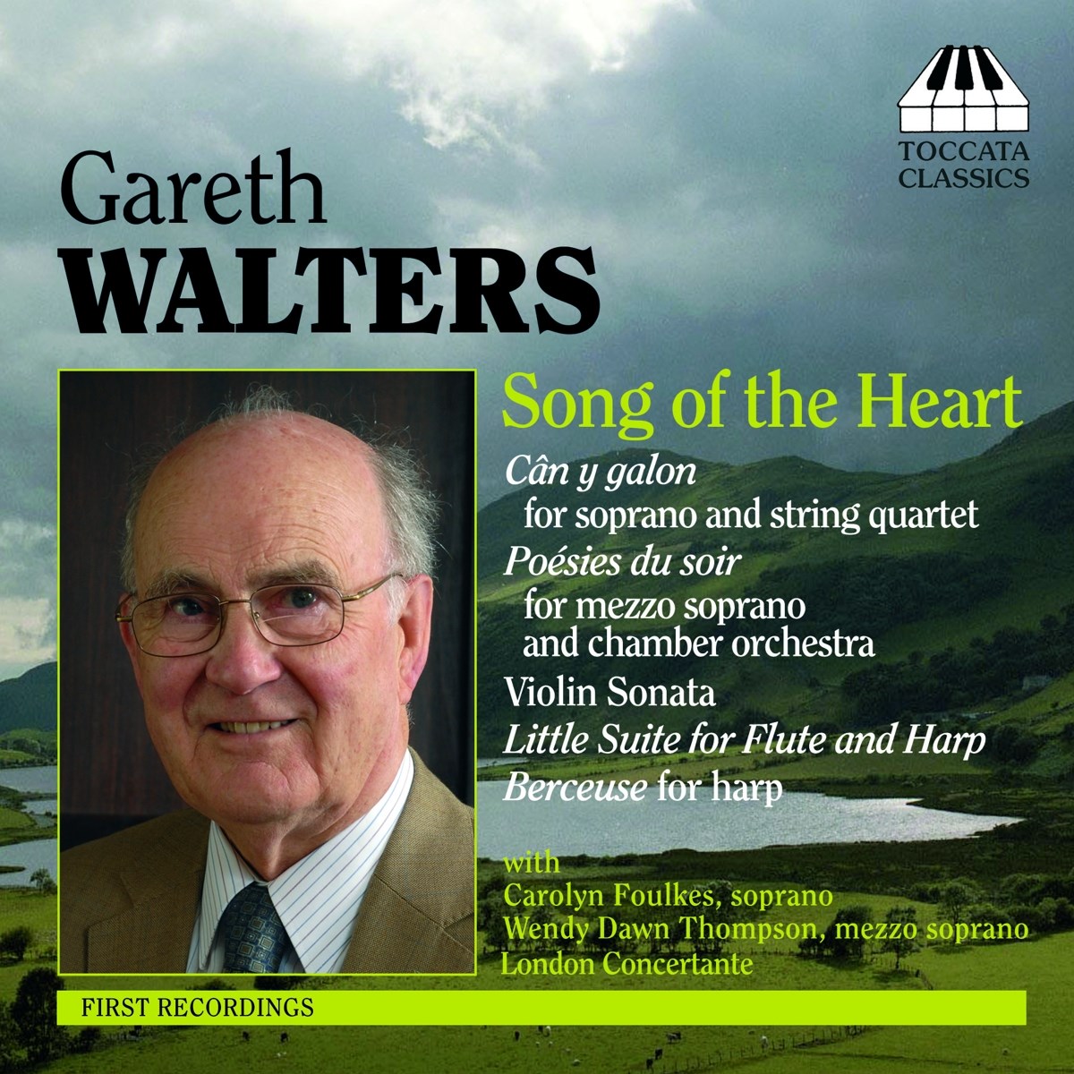 Afbeelding van Adam Summerhayes, Adam Walker, Carolyn Foulkes, London Concertante - Walters: Songs Of The Heart (Song-Cycles And Chamber Music)