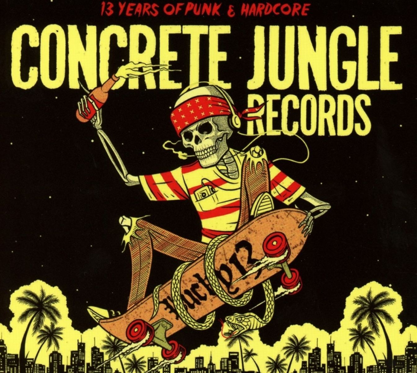 Afbeelding van Various Artists - Concrete Jungle Records - Lucky 13 - 13 Years Of Punk & Hardcore