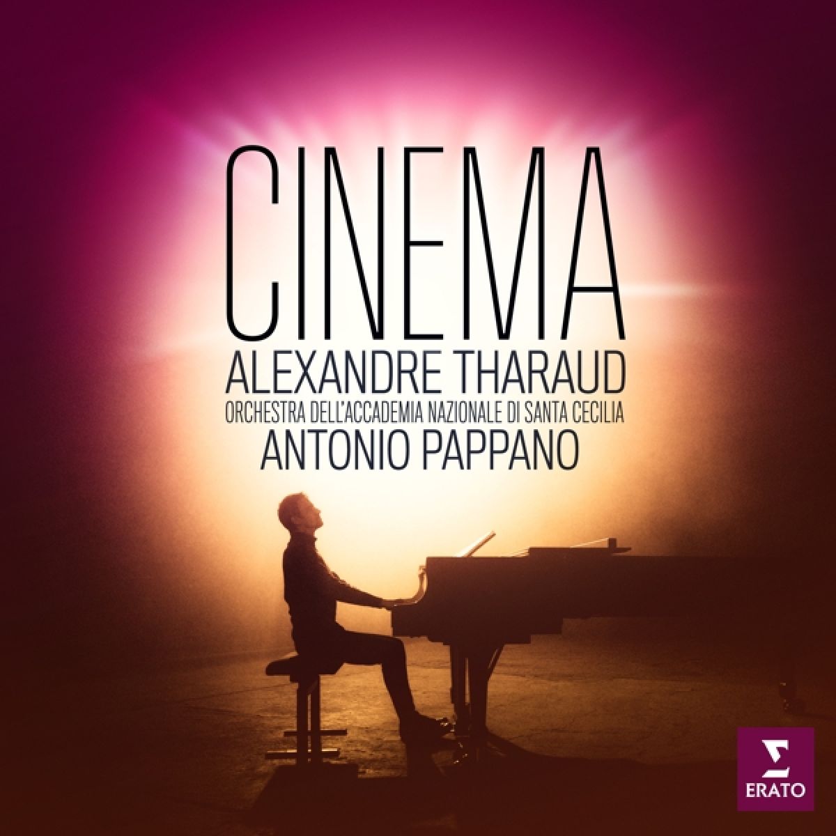 Afbeelding van Alexandre Tharaud, Orchestra Dell'Accademia Nazionale Di Santa Cecilia, Antonio Pappano - Cinema · Piano & Orchestra