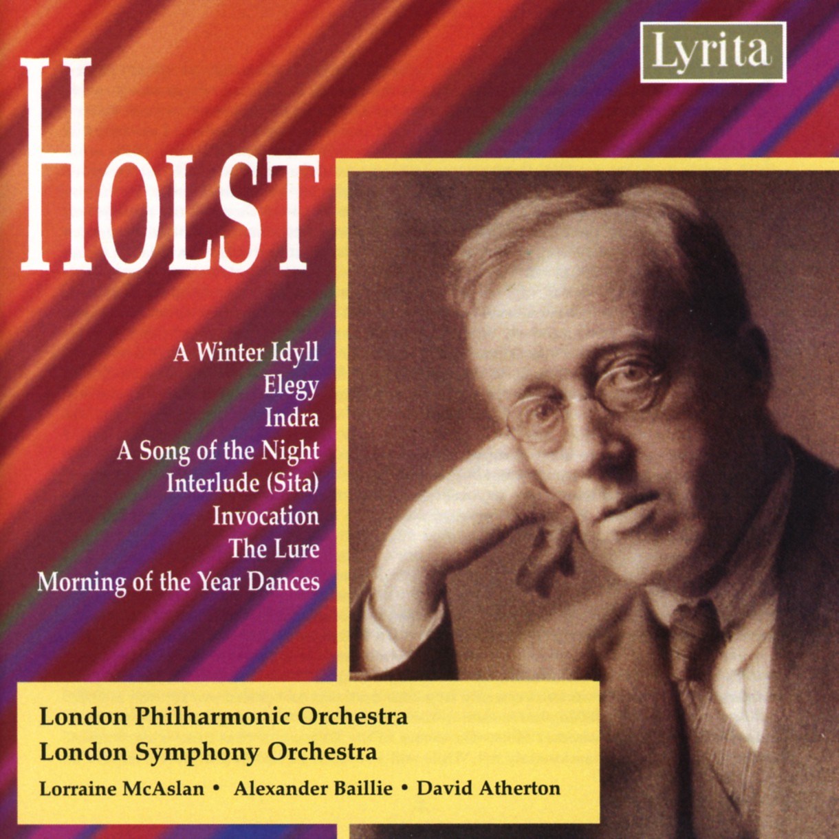 London Philharmonic Orchestra, London Symphony Orchestra, Lorraine McAslan, Alexander Baillie, David Atherton - Holst: A Winter Idyll | Elegy | Indra