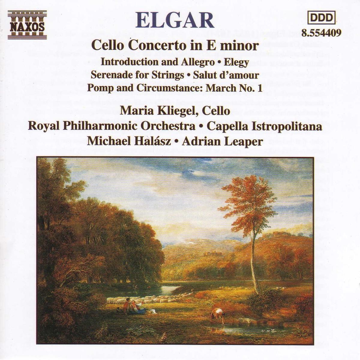 Afbeelding van Maria Kliegel, Capella Istropalitana, Royal Philharmonic Orchestra, Michael Halász - Elgar: Cello Concerto In E Minor
