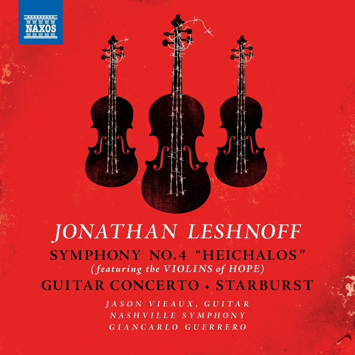 Afbeelding van Jason Vieaux, Nashville Symphony Orchestra, Giancarlo Guerrero - Leshnoff: Symphony No. 4 "Heichalos" | Guitar Concerto | Starburst
