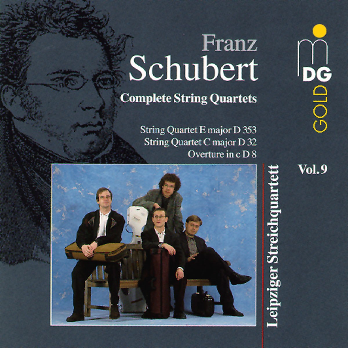 Leipziger Streichquartett - Schubert: Complete String Quartets (String Quartet E Major D 353 | String Quartet C Major D 32 | Overture in C D 8)