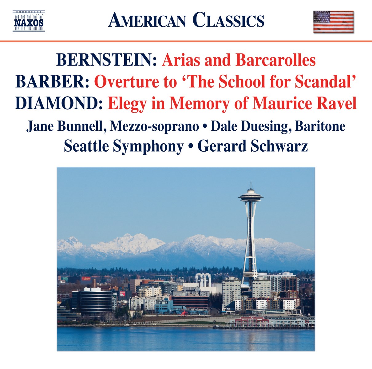 Jane Bunnell, Dale Duesing, Seattle Symphony, Gerard Schwarz - Bernstein/Barber/Diamond