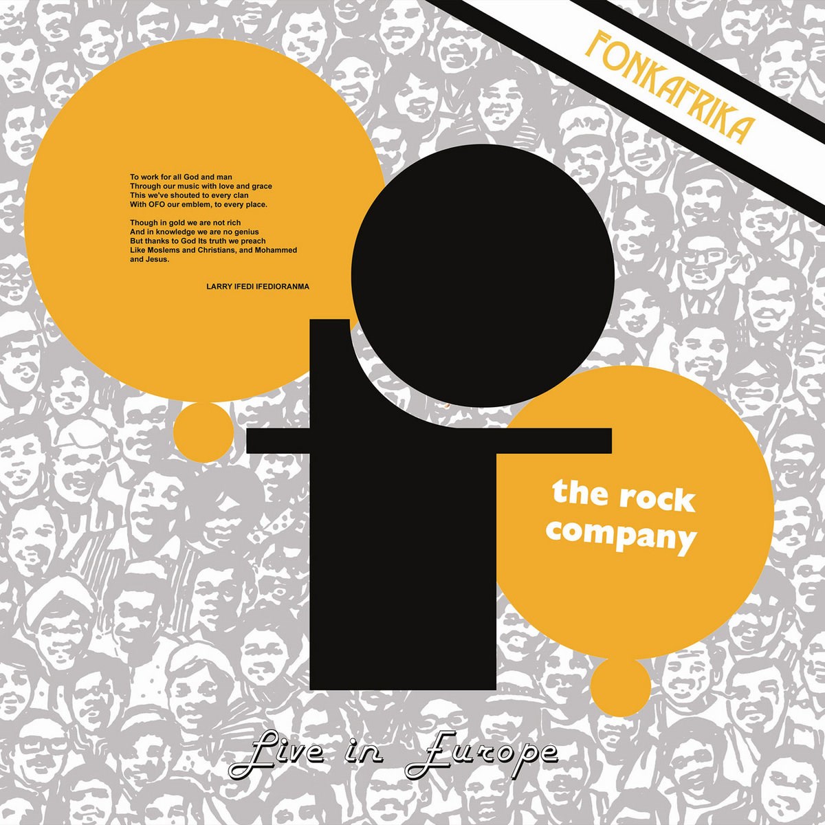 Afbeelding van Ofo The Rock Company - Live In Europe - Fonk Afrika