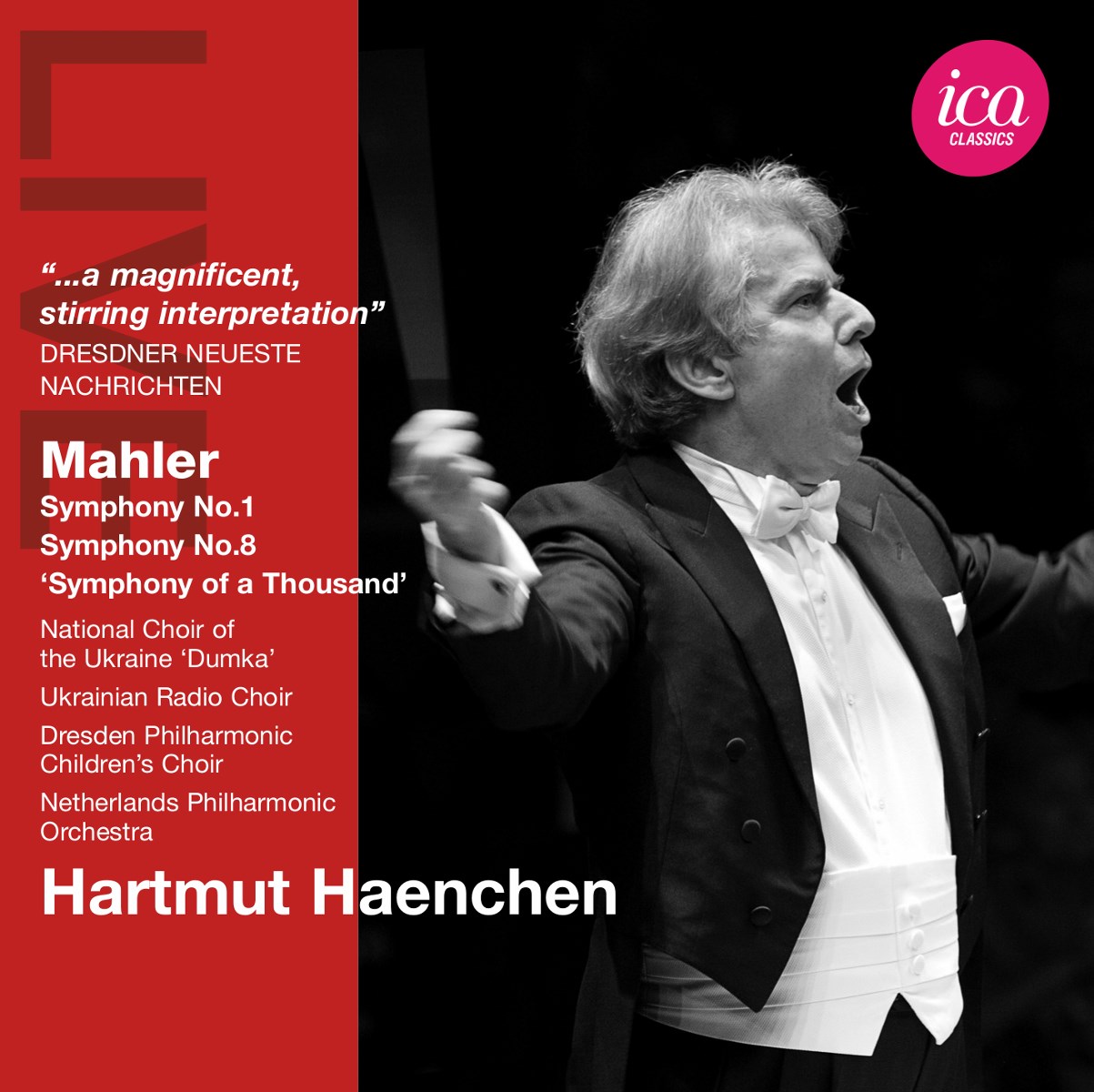 Afbeelding van Ukrainian Radio Choir, Kinderchor Des Philharmonischen Chores Dresden, Dresdner Kapellknaben, Nederlands Philharmonisch Orkest - Mahler: Symphony No. 1 | Symphony No. 8