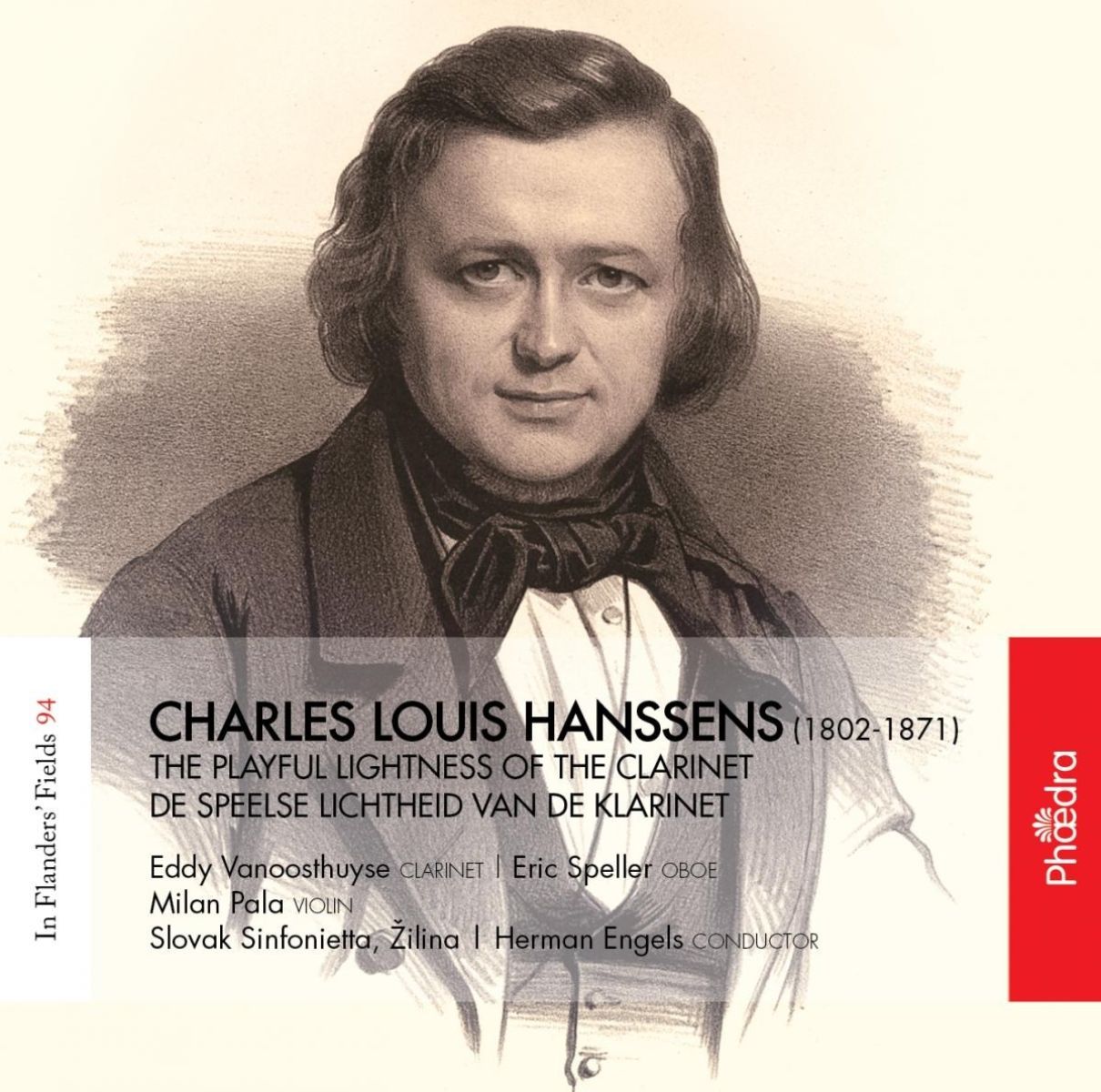 Afbeelding van Charles Louis Hanssens - In Flanders' Fields 94: The Playful Lightness Of The Clarinet