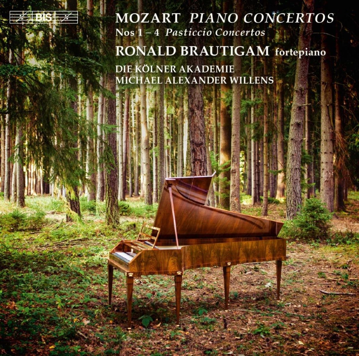 Afbeelding van Ronald Brautigam - Mozart: Piano Concertos Nos 1 - 4 Pasticcio Concertos