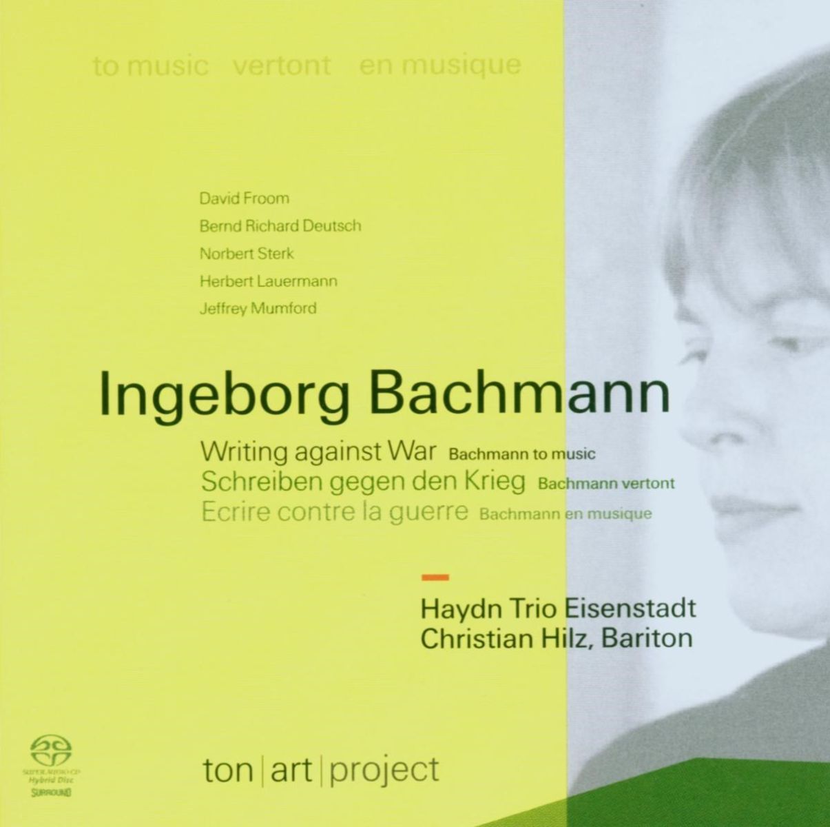 Afbeelding van Christian Hilz, Haydn Trio Eisenstadt - Haydn: Writing Against War - Bachmann To Music