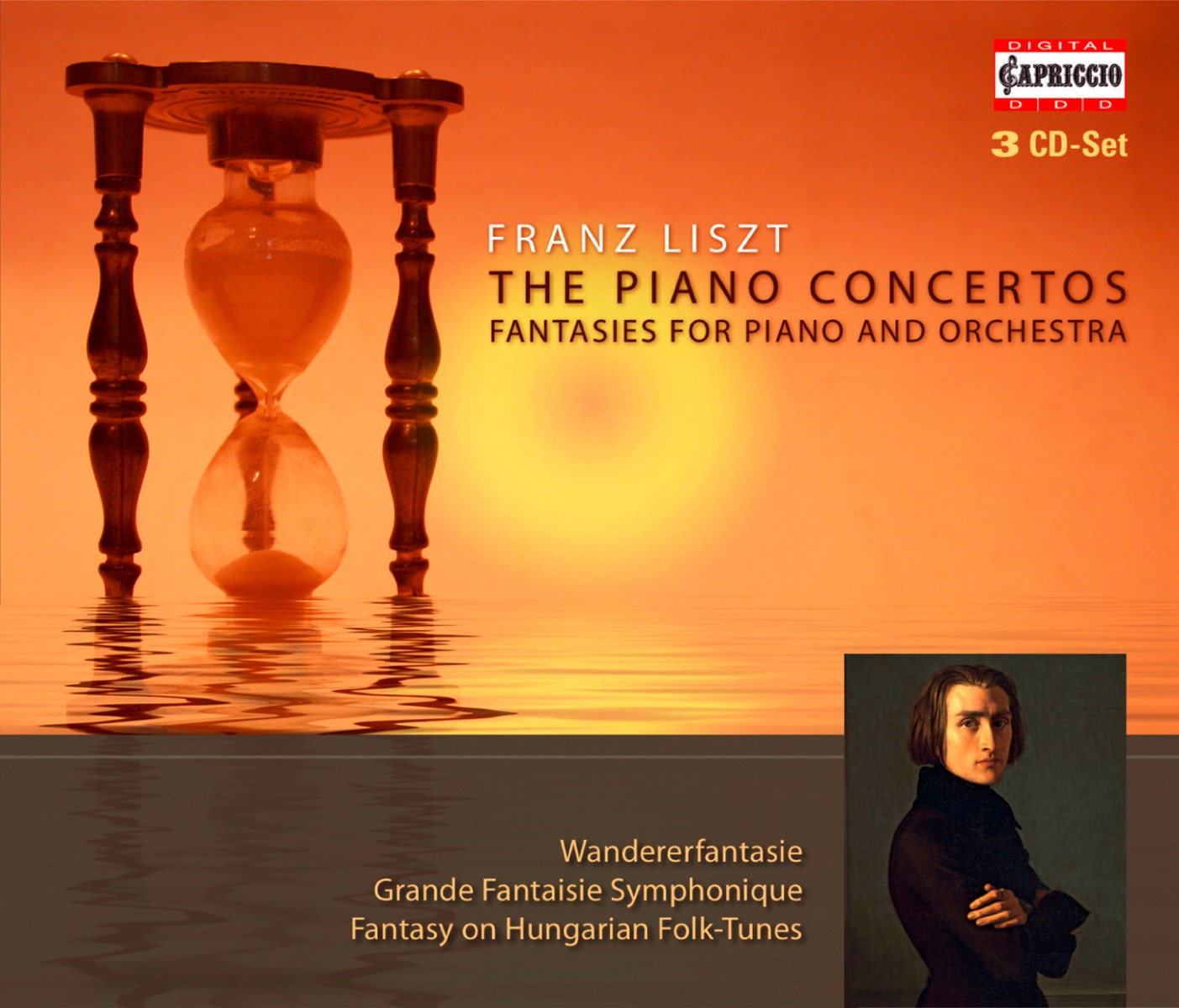 Afbeelding van Jenö Jando, Budapest Symphony Orchestra, Andras Ligeti - Liszt: The Piano Concertos | Fantasies For Piano And Orchestra