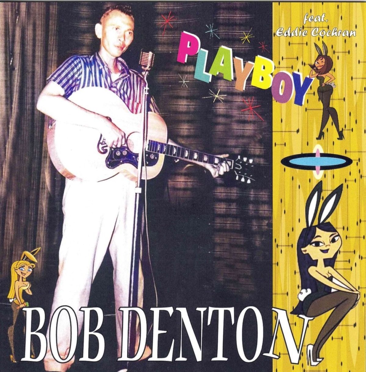 Afbeelding van Bob Denton Feat. Eddie Cochran - Playboy