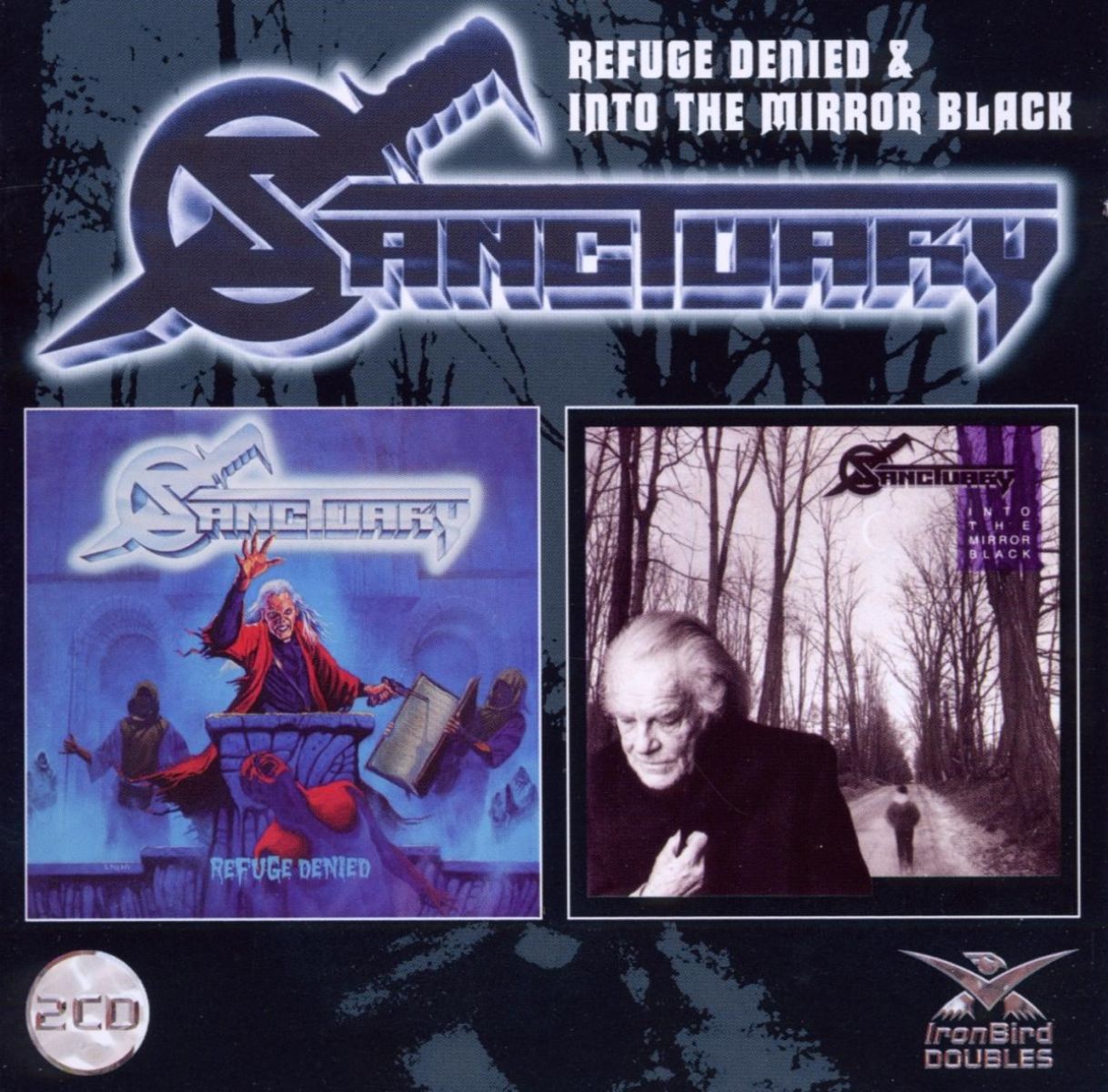 Afbeelding van Sanctuary - Refuge Denied / Into The Mirror Black