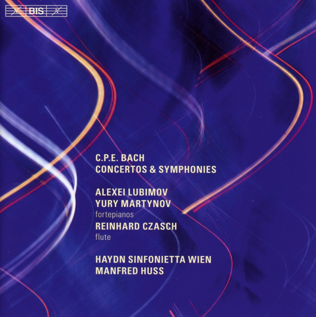 Afbeelding van Haydn Sinfonietta Wien, Manfred Huss, Alexei Lubimov, Yury Martynov, Reinhard Czasch - C.P.E. Bach: Concertos and Symphonies