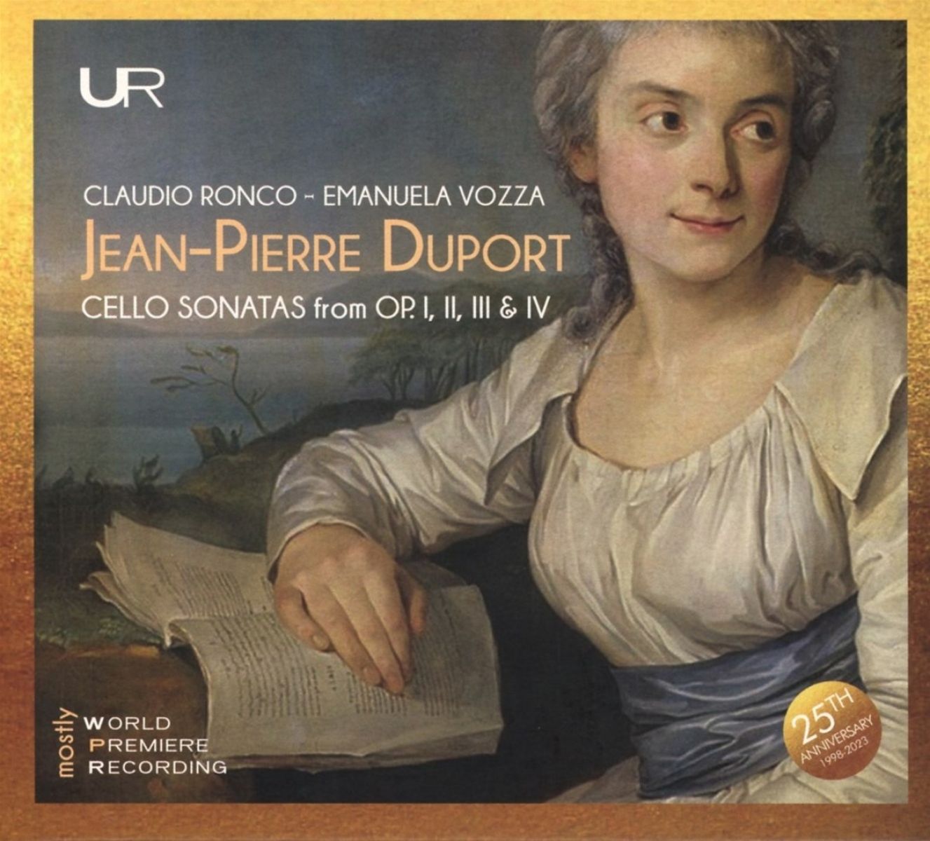 Afbeelding van Claudio Ronco & Emanuela Vozza - Jean Pierre Duport: Cello Sonatas Op. I, II. III & IV