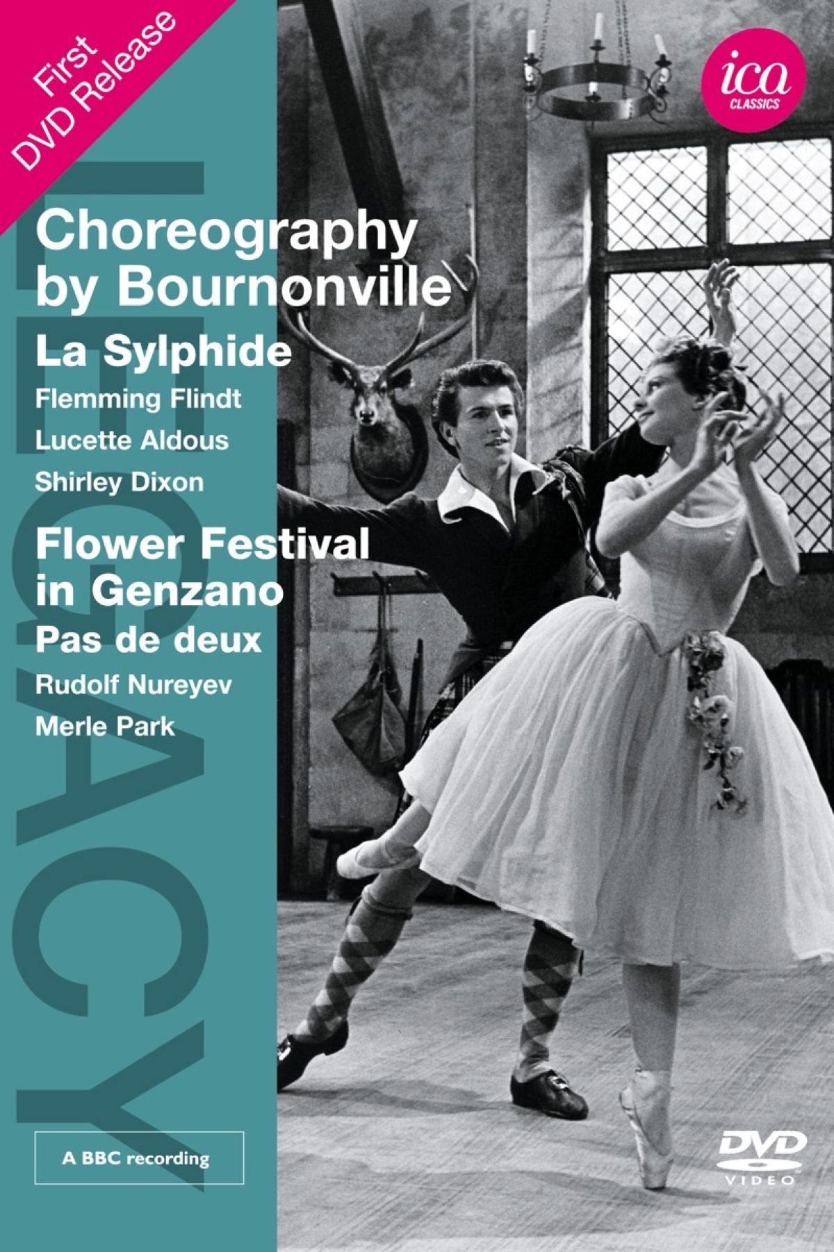 Afbeelding van Flemming Flindt, Lucette Aldous, Shirley Dixon, Merle Park - Lovenskoid: La Sylphide