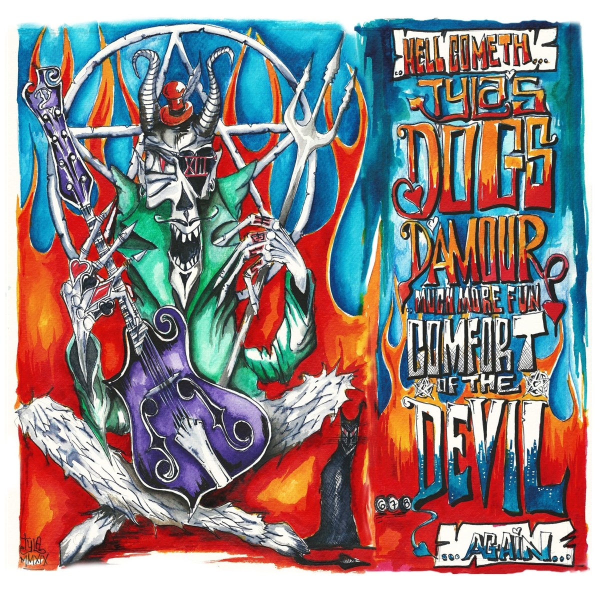 Afbeelding van Tyla's Dogs D'Amour - Comfort Of The Devil / Errol Flynn