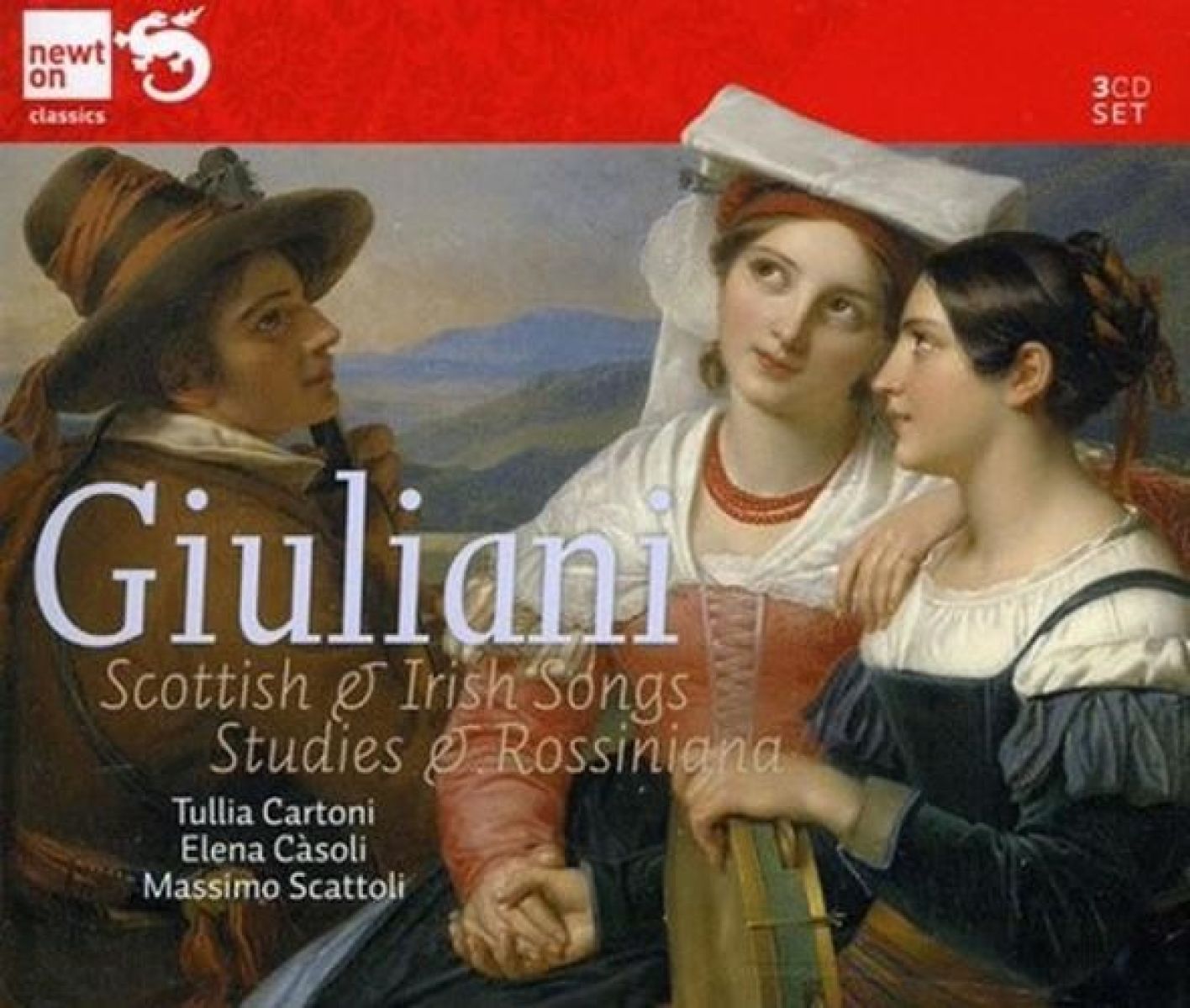 Afbeelding van Tullia Cartoni, Elena Càsoli, Massimo Scattoli - Giuliani: Country Dances - Etudes - Rossiniana