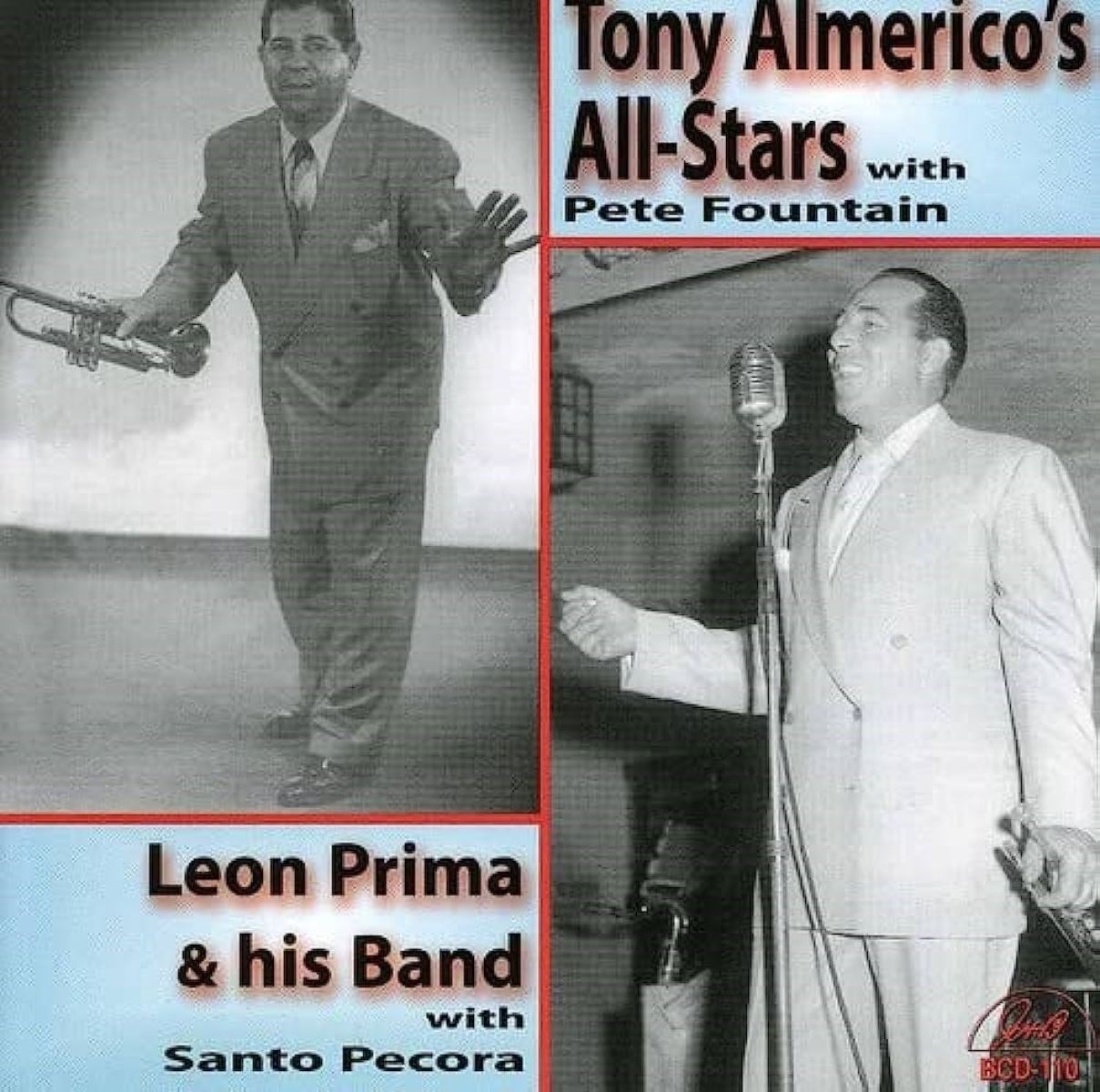 Afbeelding van Tony Almerico's Dixieland All-Stars & Leon Prima & His New Orleans Jazz Band - Tony Almerico's All Stars & Leon Prima And His Band