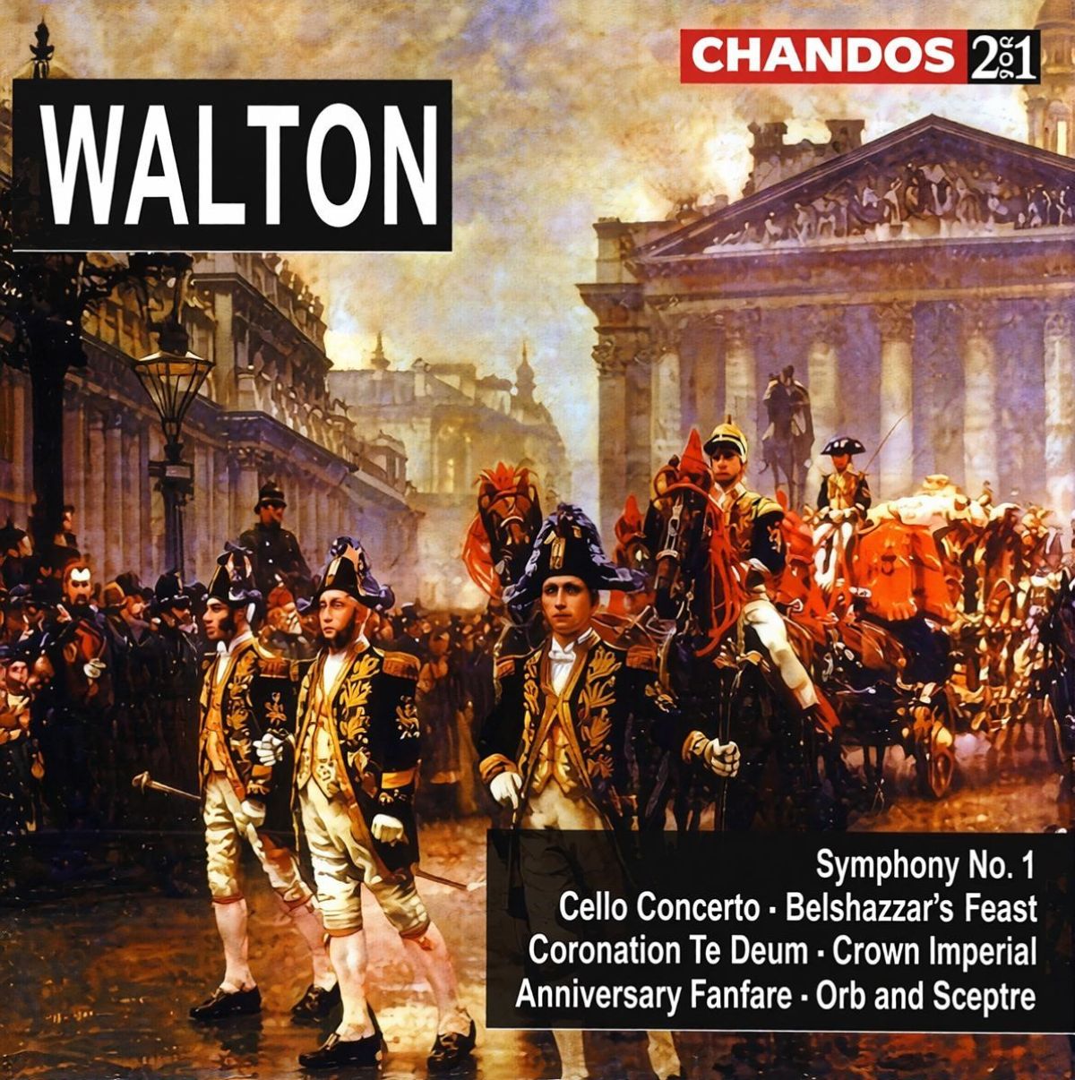 Afbeelding van David Willcocks - Walton: Belshazzar's Feast / Cello Concerto / Symphony 1
