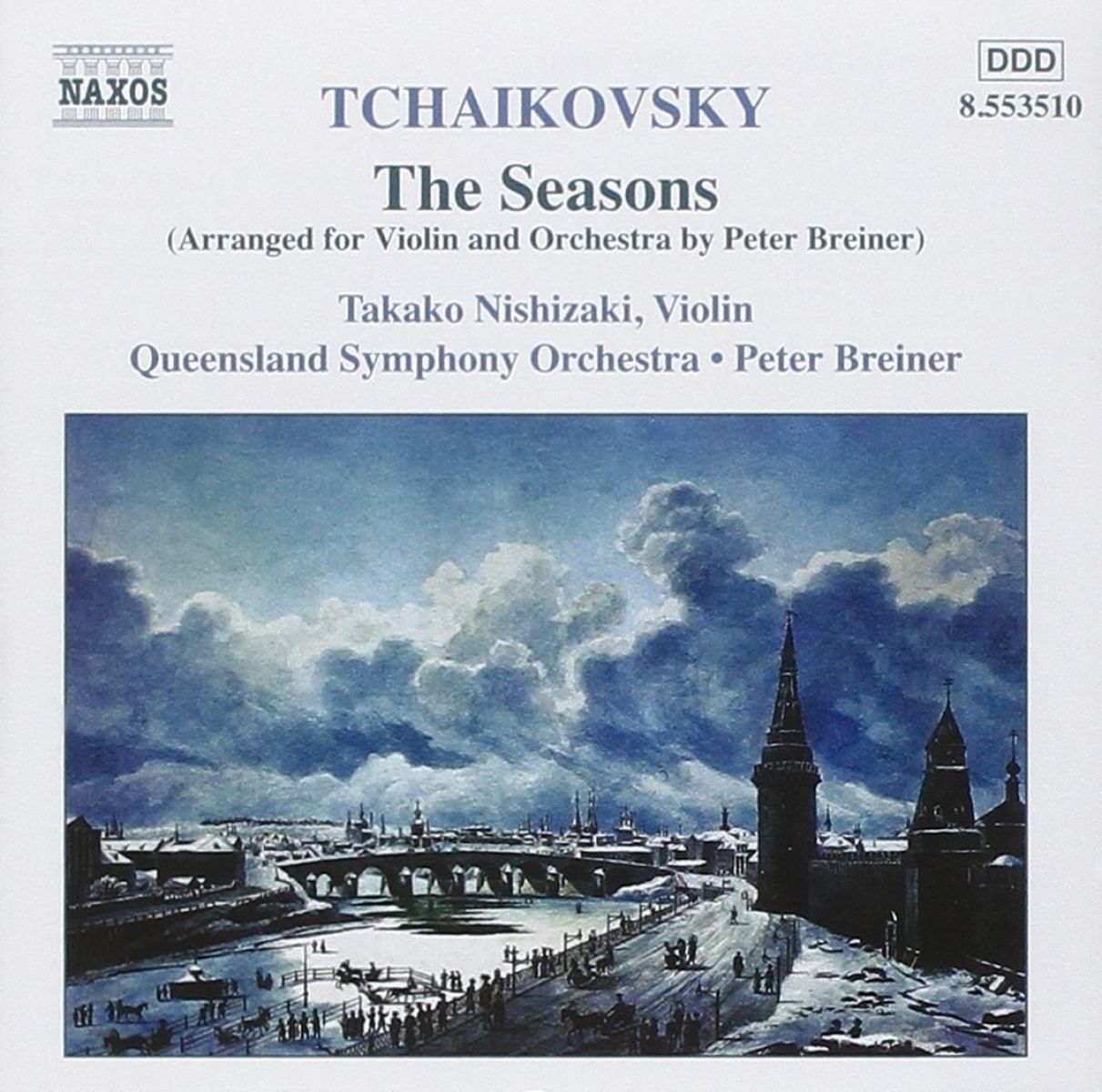 Afbeelding van Takako Nishizaki, Queensland Sympony Orchestra, Peter Breiner - Tchaikovsky: The Seasons