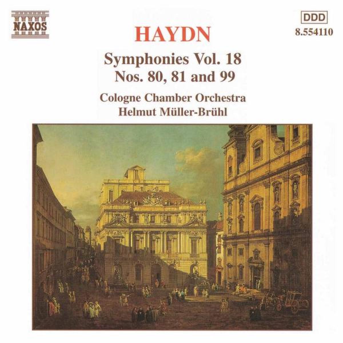 Afbeelding van Cologne Chamber Orchestra, Helmut Müller-Brühl - Haydn: Symphonies 80:81:99