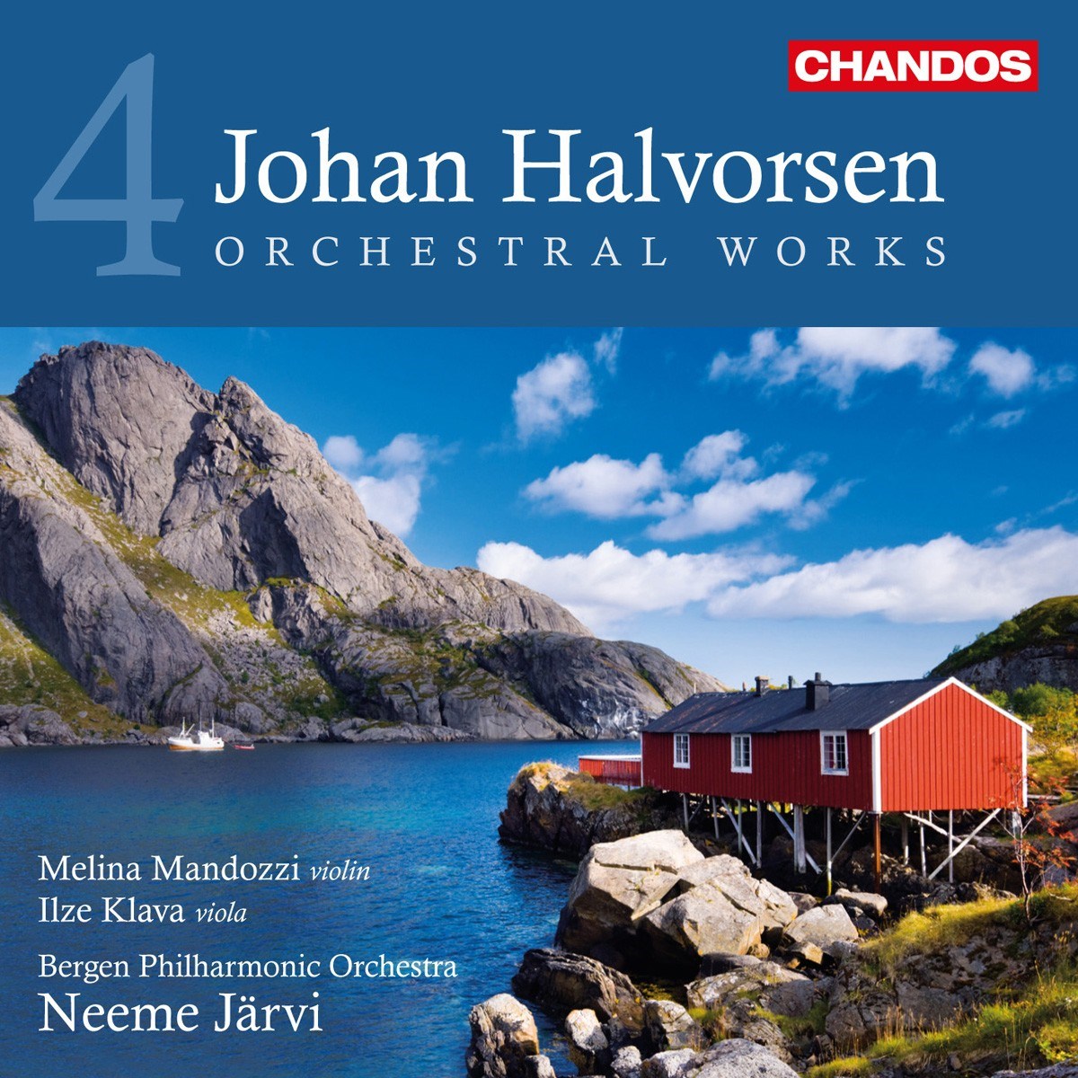 Afbeelding van Melina Mandozzi, Ilze Klava, Bergen Philharmonic Orchestra, Neeme Järvi - Halvorsen: Orchestral Works, Volume 4